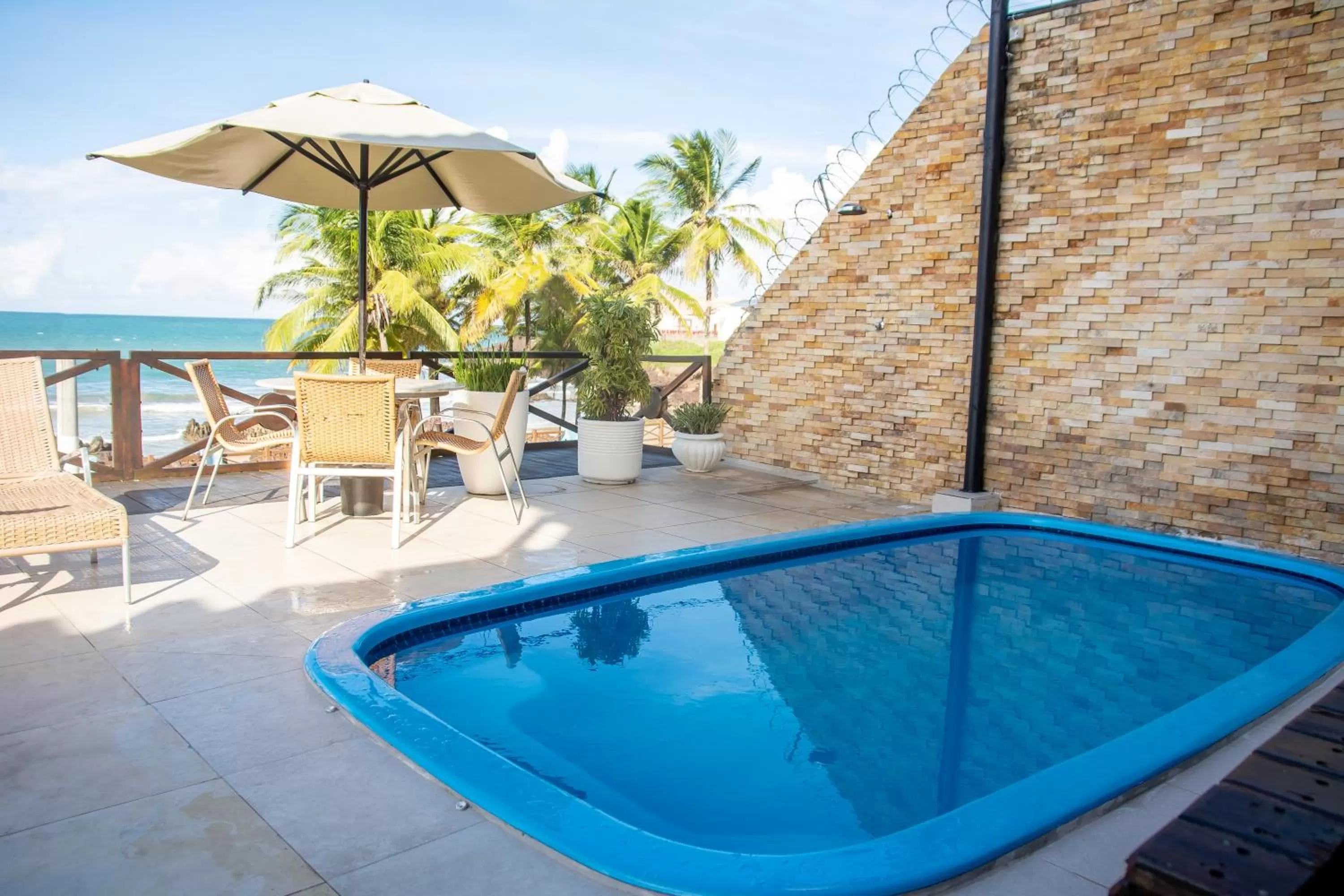 Swimming pool in La Belle Beach Hotel