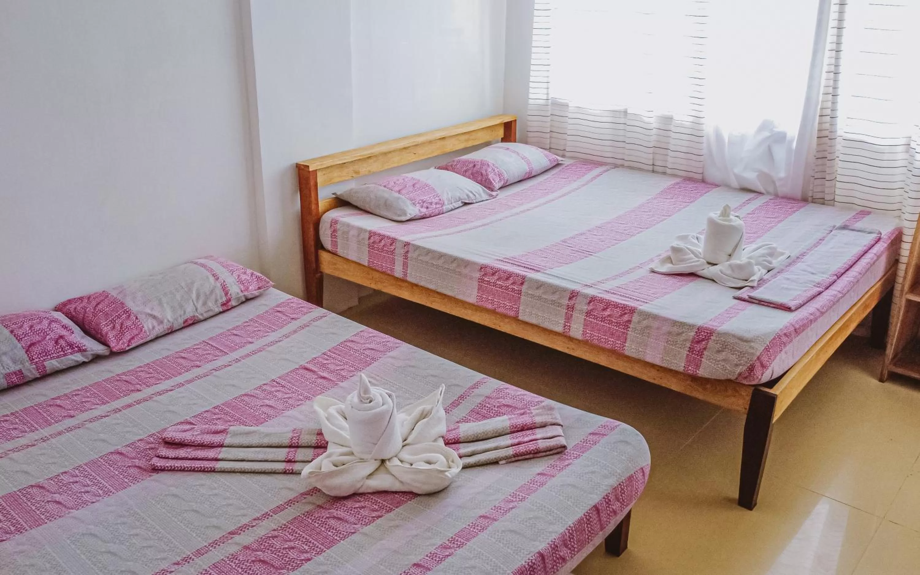 Bed in Victoria Beach House