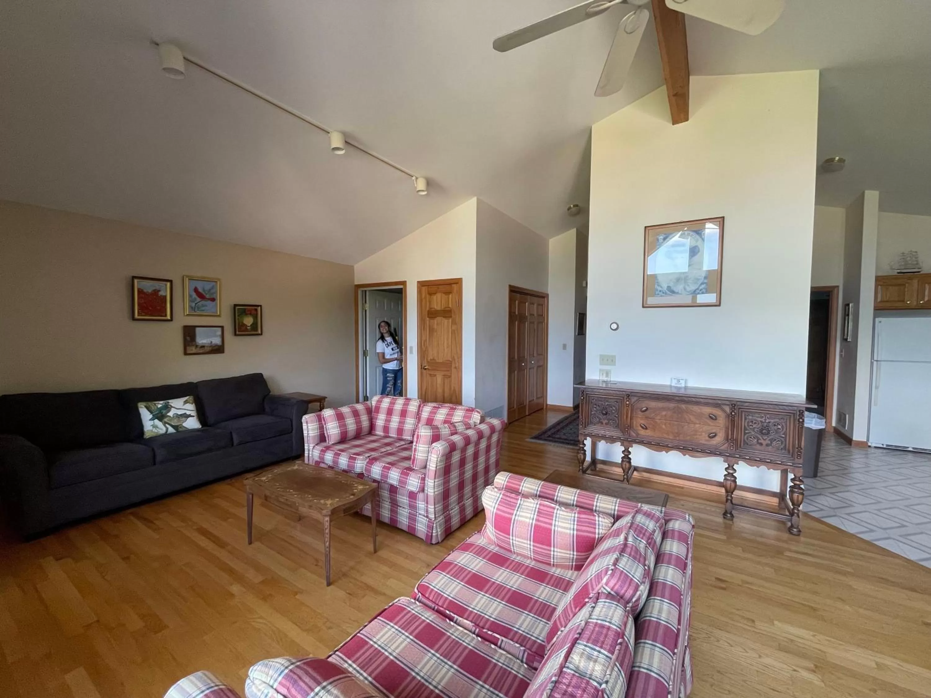 Living room in Hill View Motel and Cottages