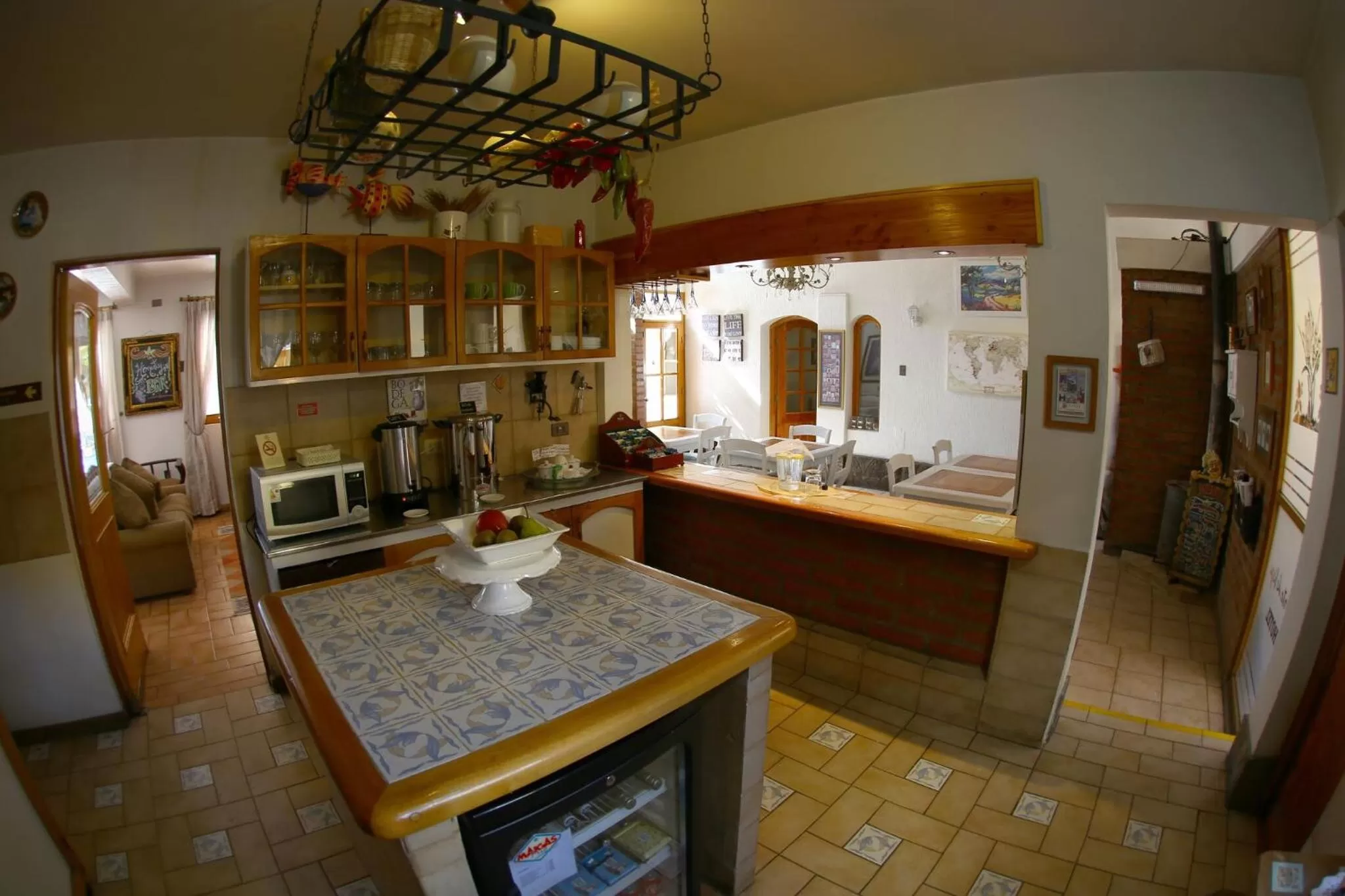Dining area in Hotel Puerto de Vega