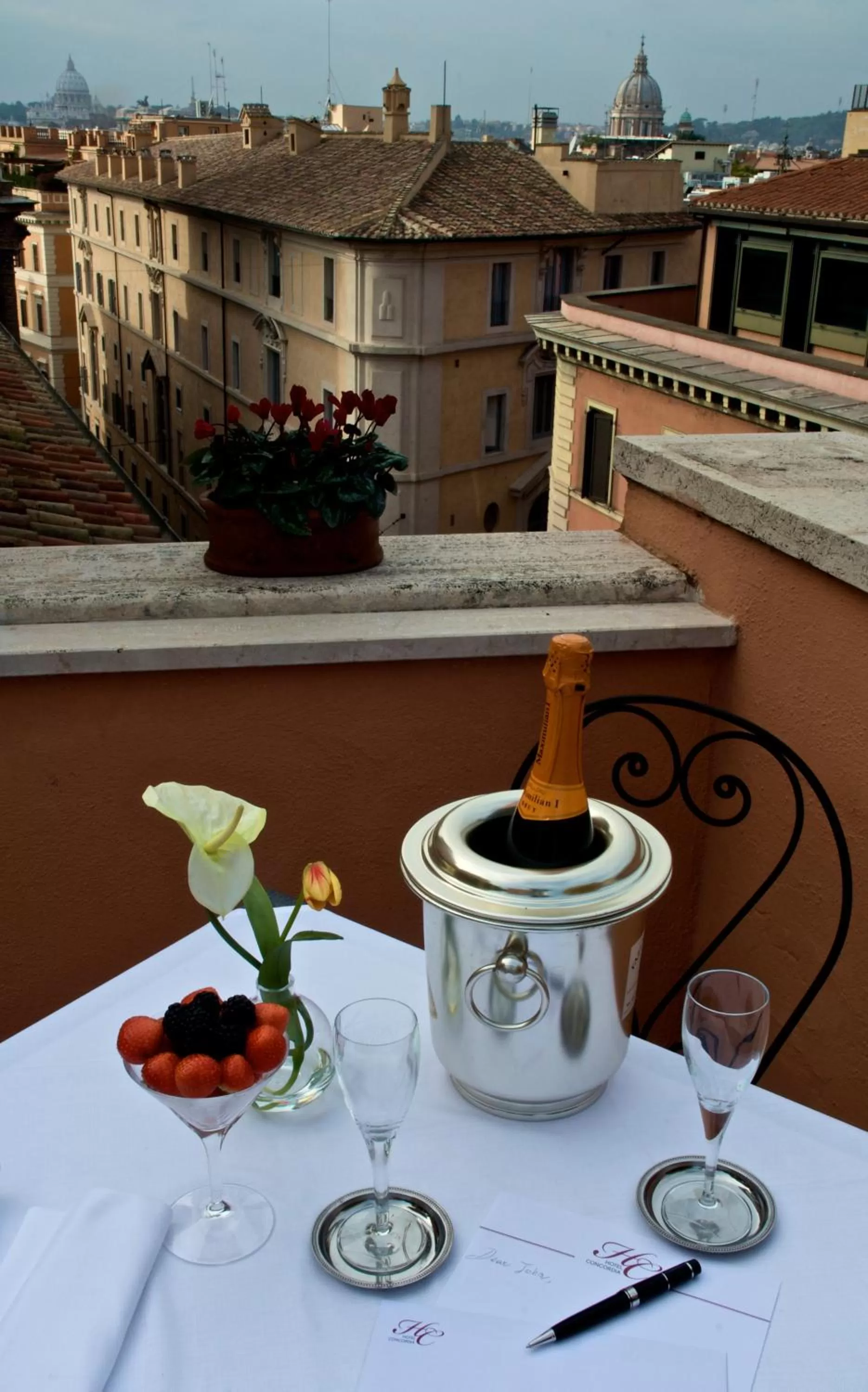 Balcony/Terrace in Hotel Concordia