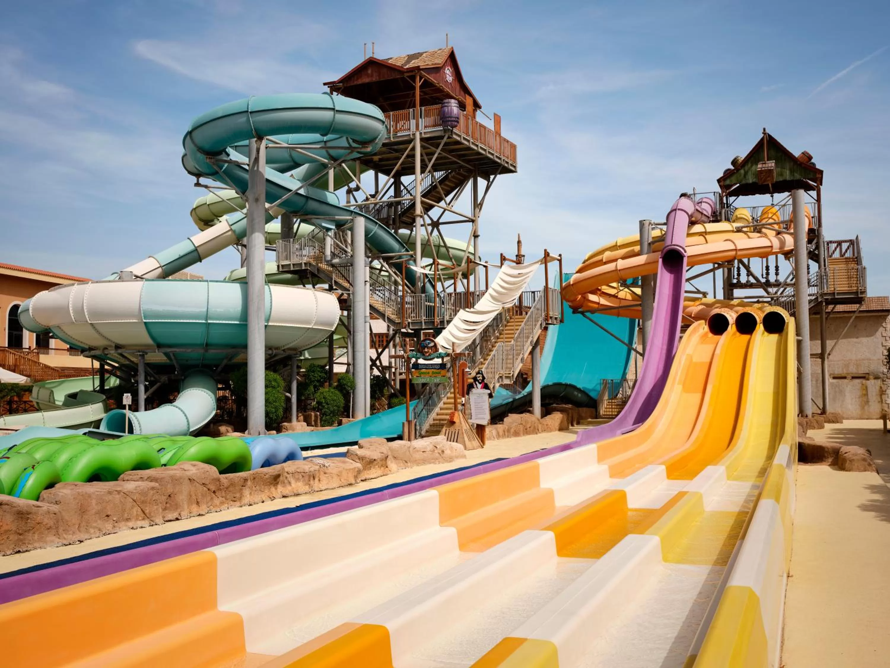 Aqua park in Coral Sea Aqua Club Resort