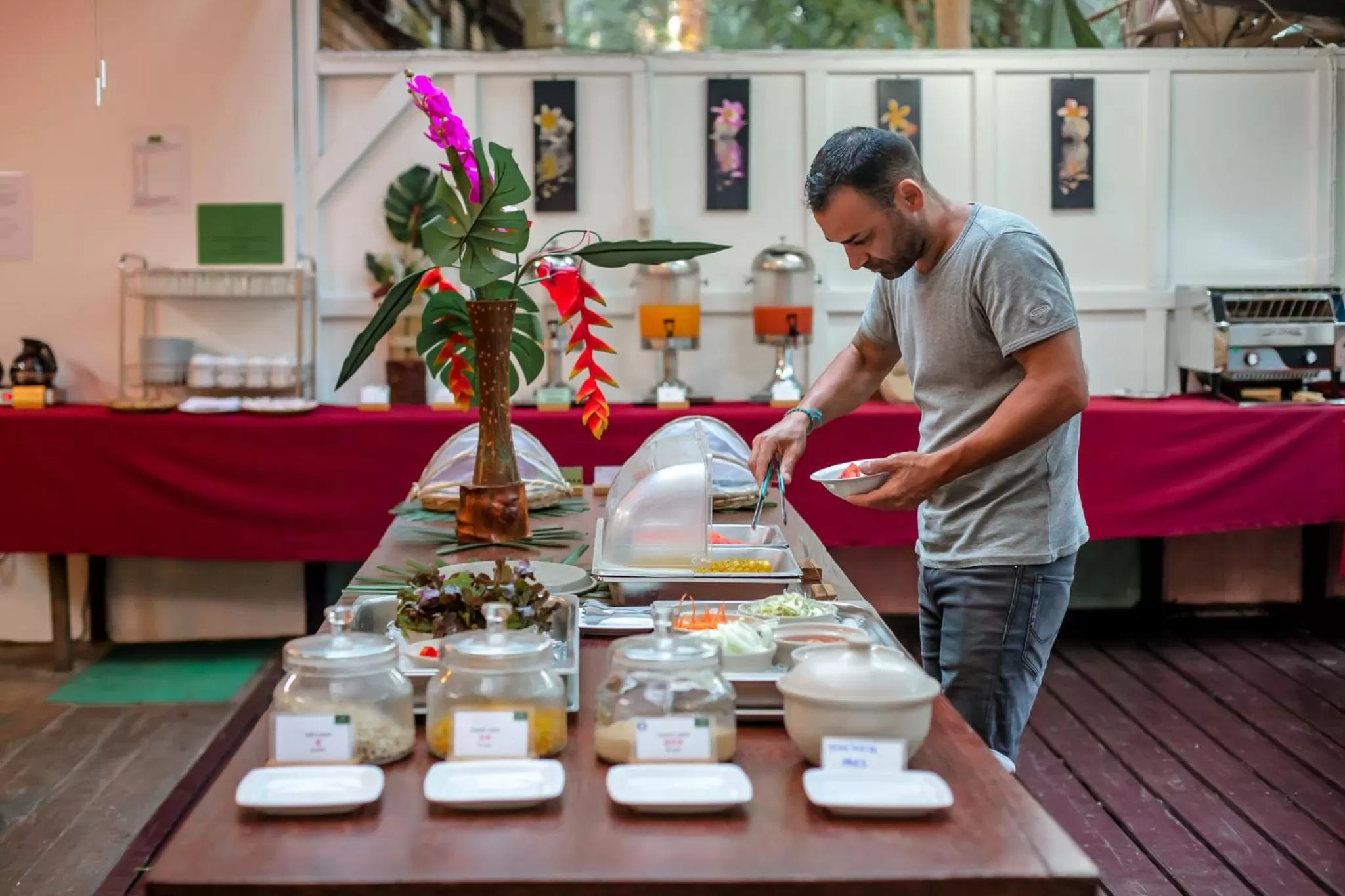 Continental breakfast in The Vatika Resort and Spa