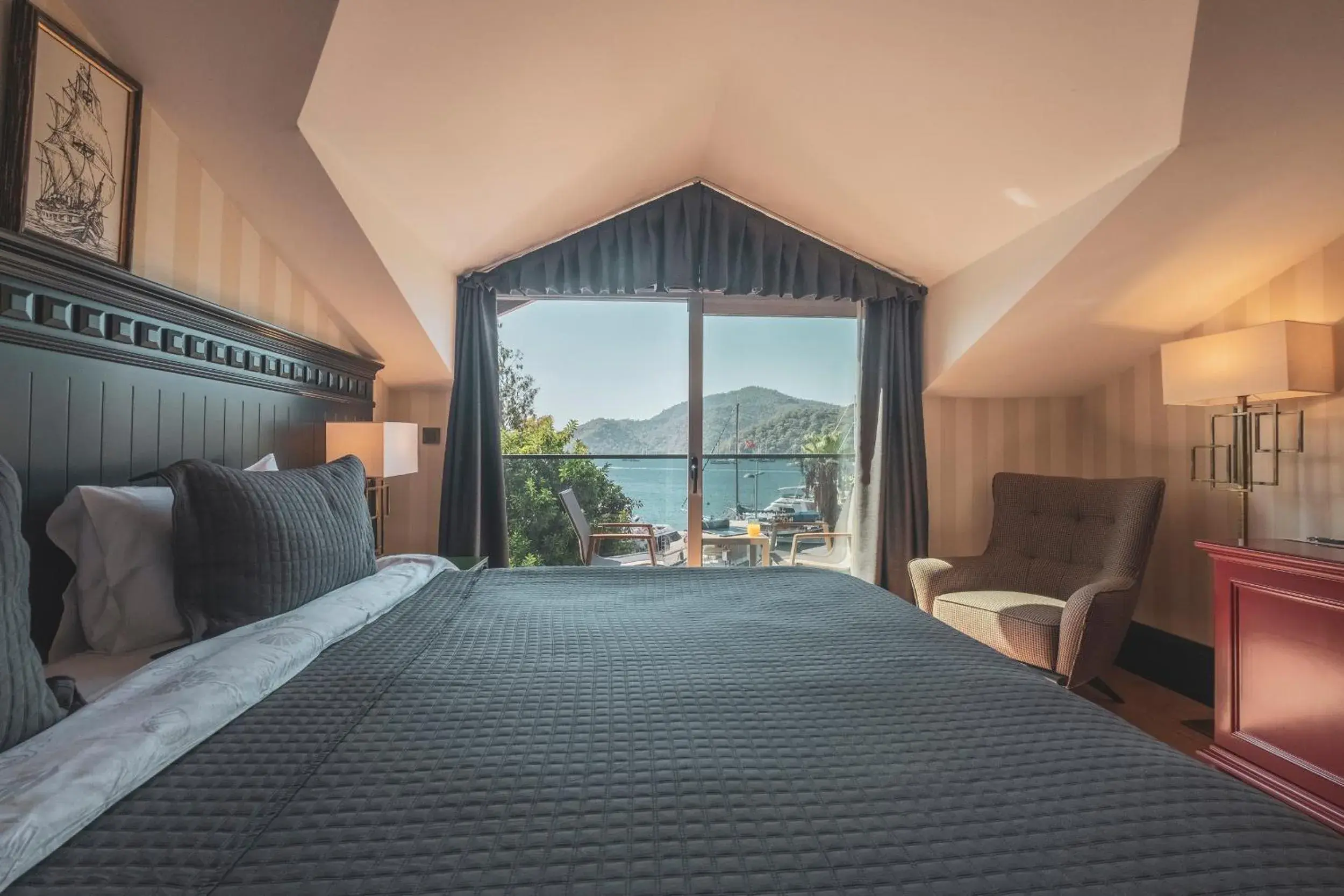 Superior Double Room with Sea and Marina View in Marina Bay Gocek Superior Double Room with Sea and Marina View in Marina Bay Gocek
