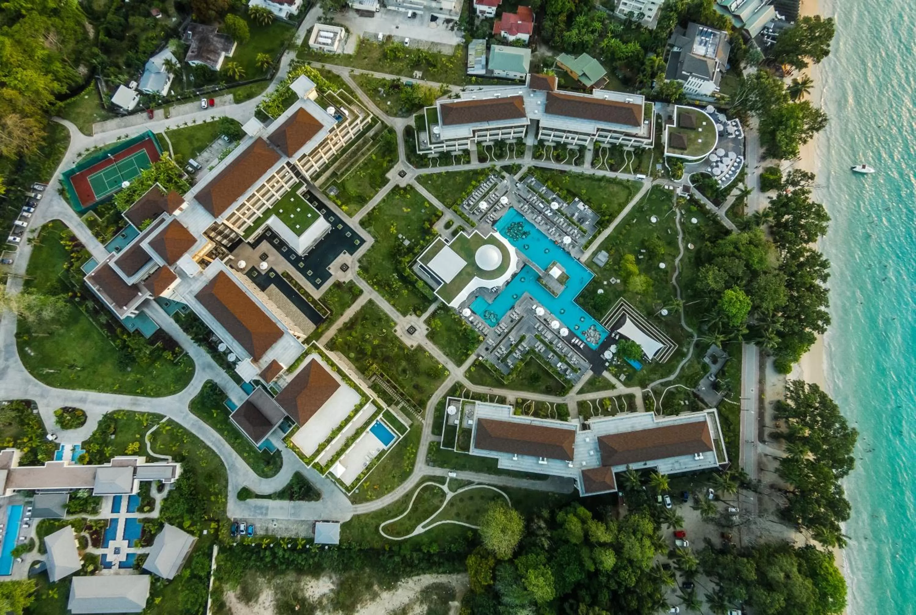 Bird's eye view in Savoy Seychelles Resort & Spa