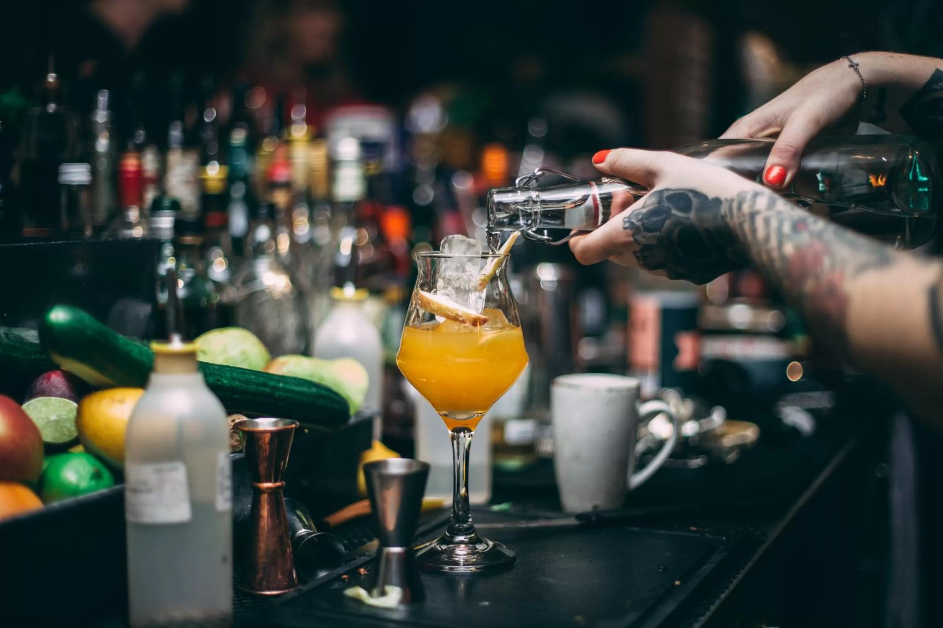 Drinks in Me and All Hotel Dusseldorf, by Hyatt