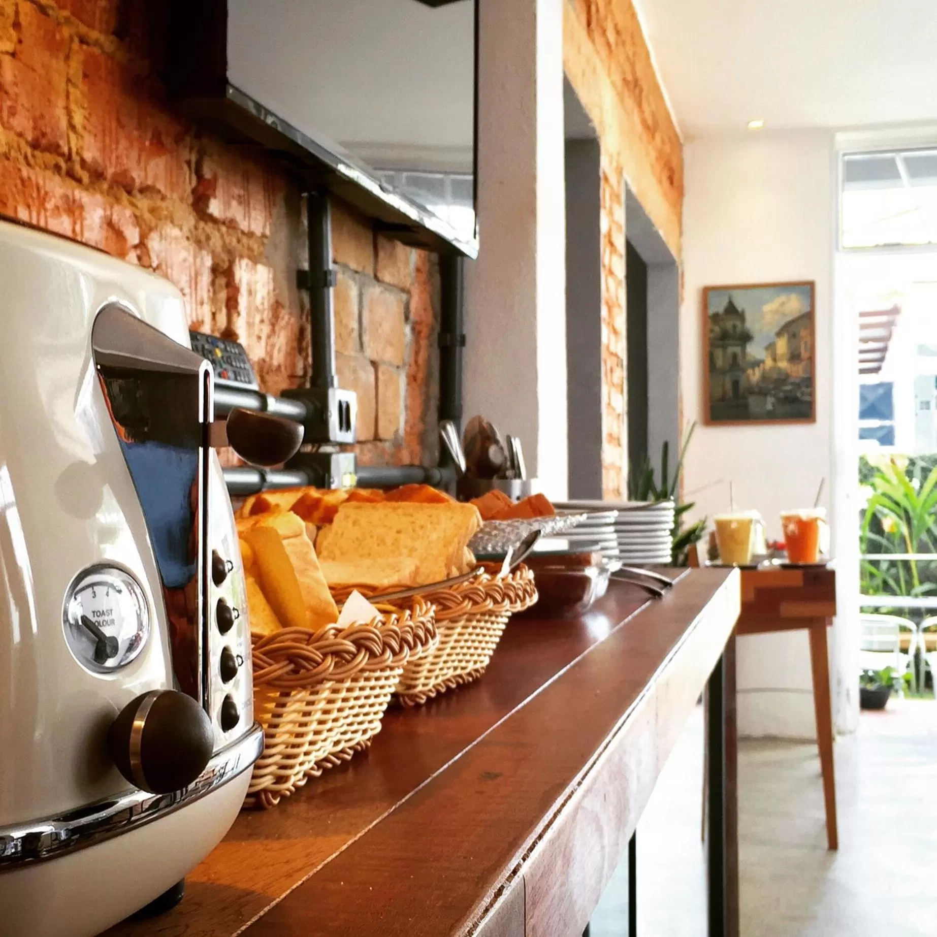 Buffet breakfast in Viver Bahia Pousada