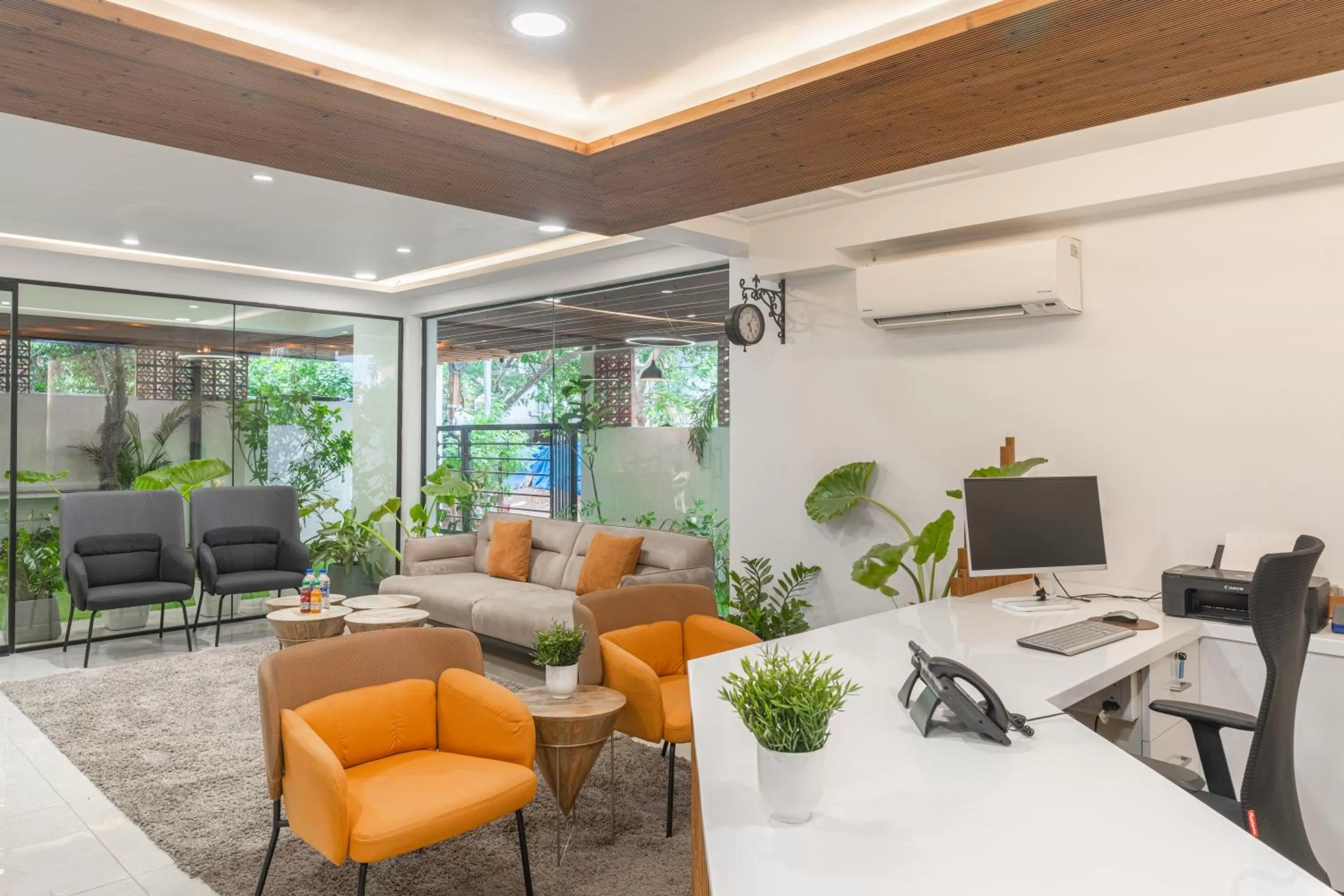 Seating area in Hotel Akoya - HITECH City Hyderabad