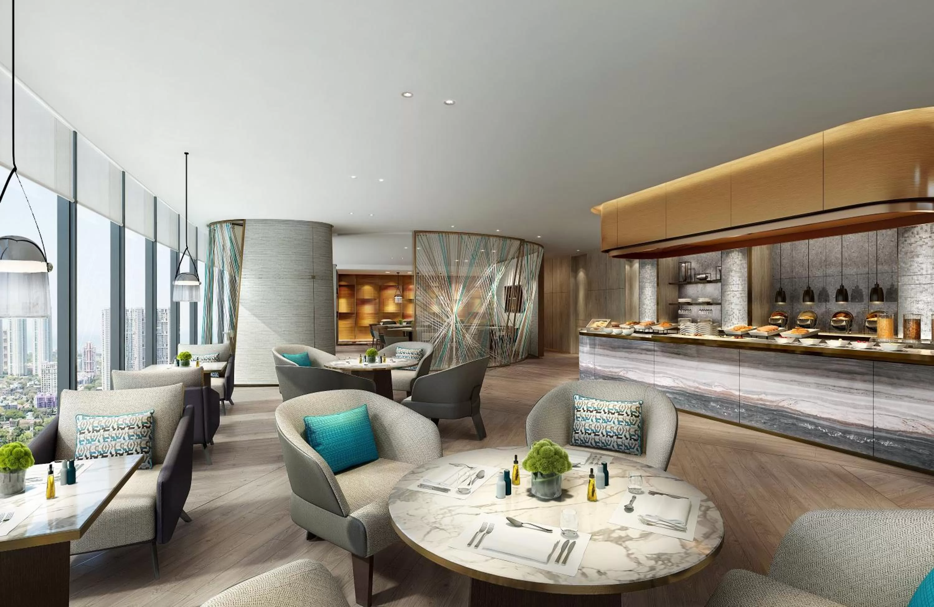 Lounge or bar in Crowne Plaza Quanzhou Riverview by IHG