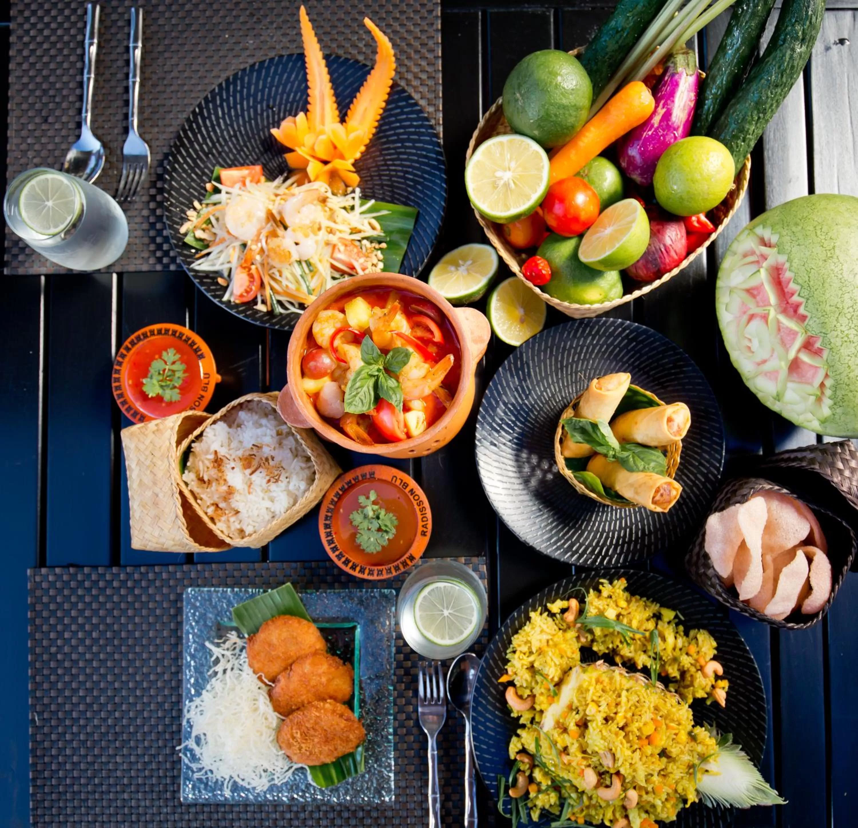 Food close-up in Radisson Blu Resort Fiji