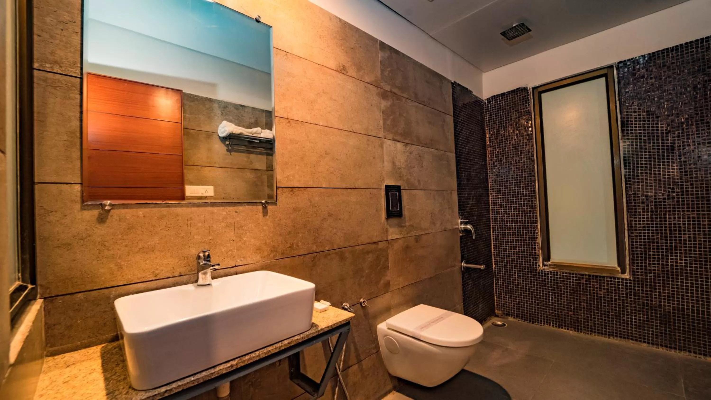 Bathroom in Uddhav Vilas A Family Hotel