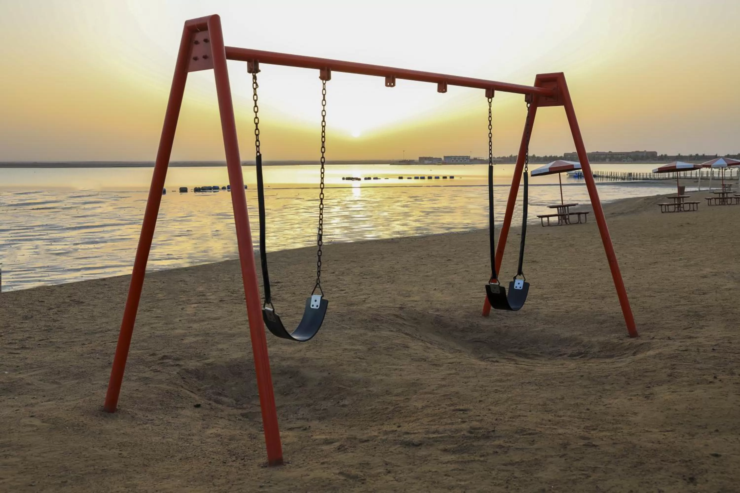 Children play ground in منتجع الاحلام ينبع & Alahlam Resort Yanbu