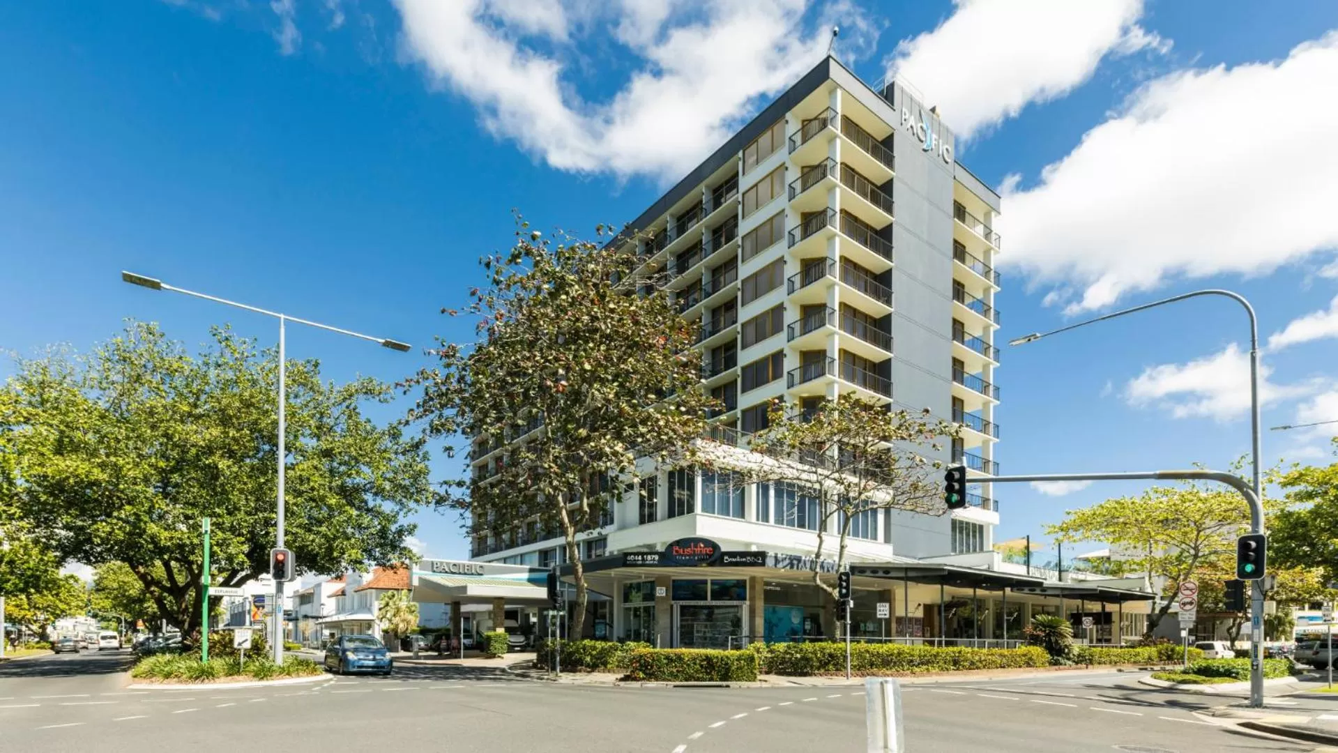 Property building in Pacific Hotel Cairns