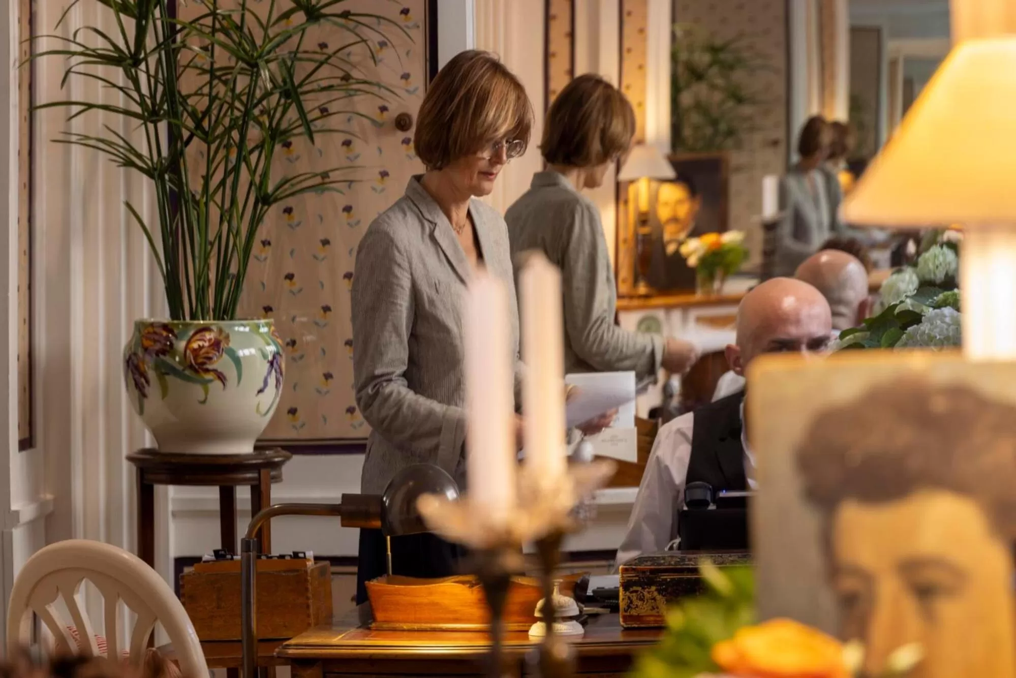 Lobby or reception in Hôtel Le Saint Gregoire