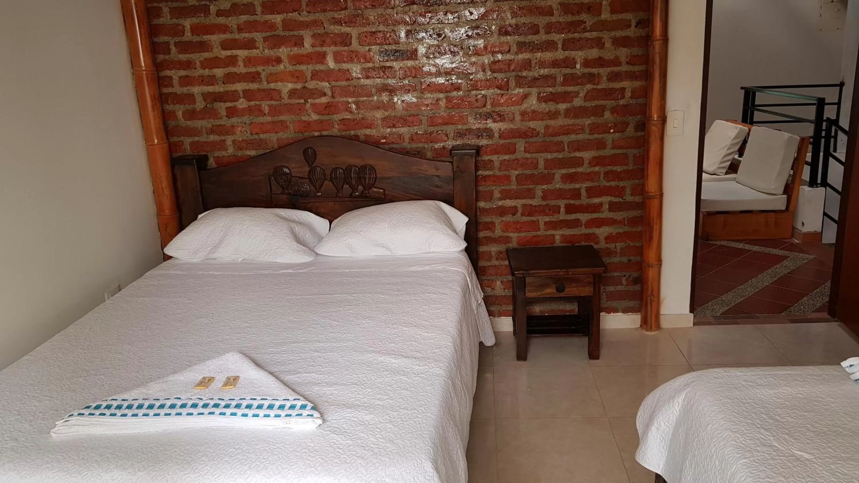 Bed in Dedalos Fly House