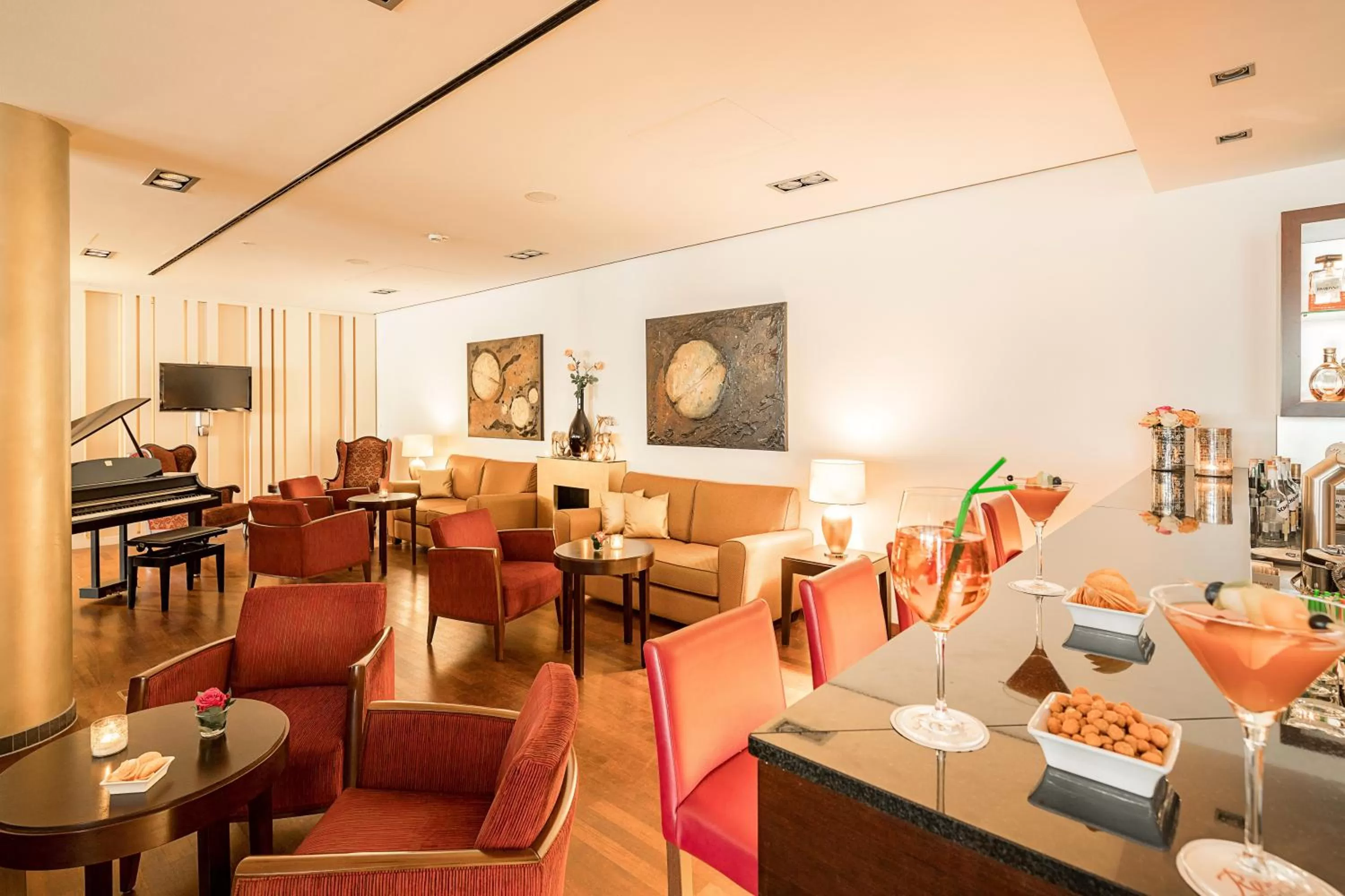 Lounge or bar in Hotel Rose