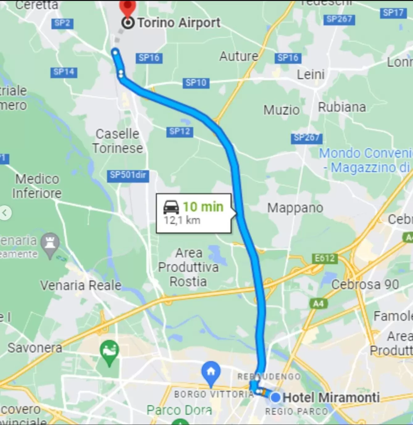 Nearby landmark in Hotel Miramonti