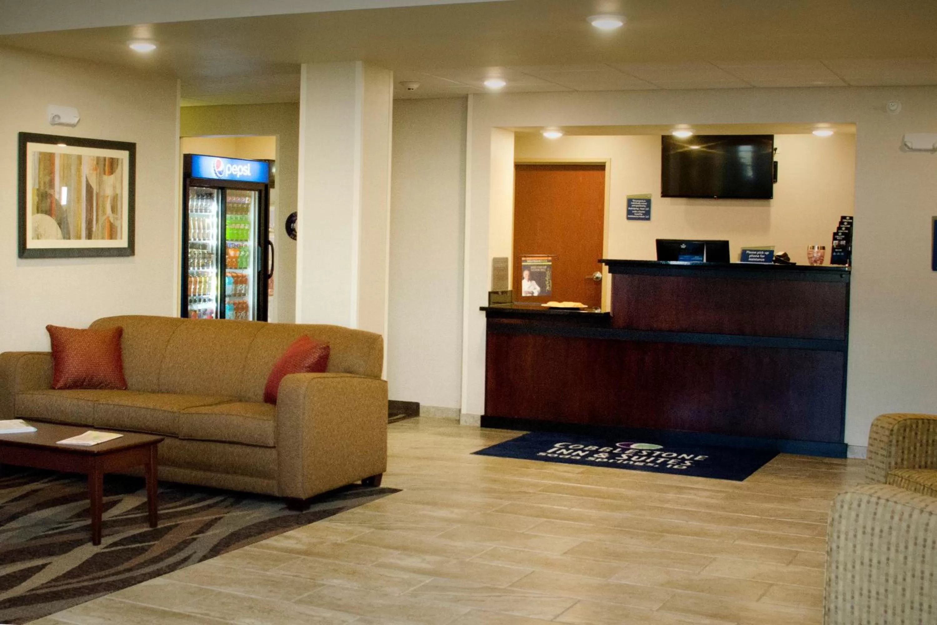 Lobby or reception in Cobblestone Inn & Suites - Soda Springs