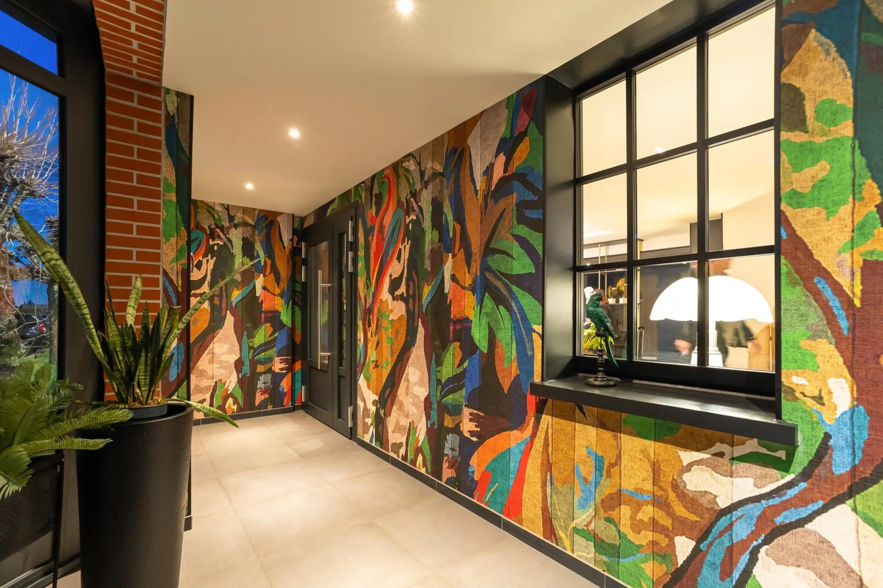 Decorative detail in ibis Styles Saint-Quentin