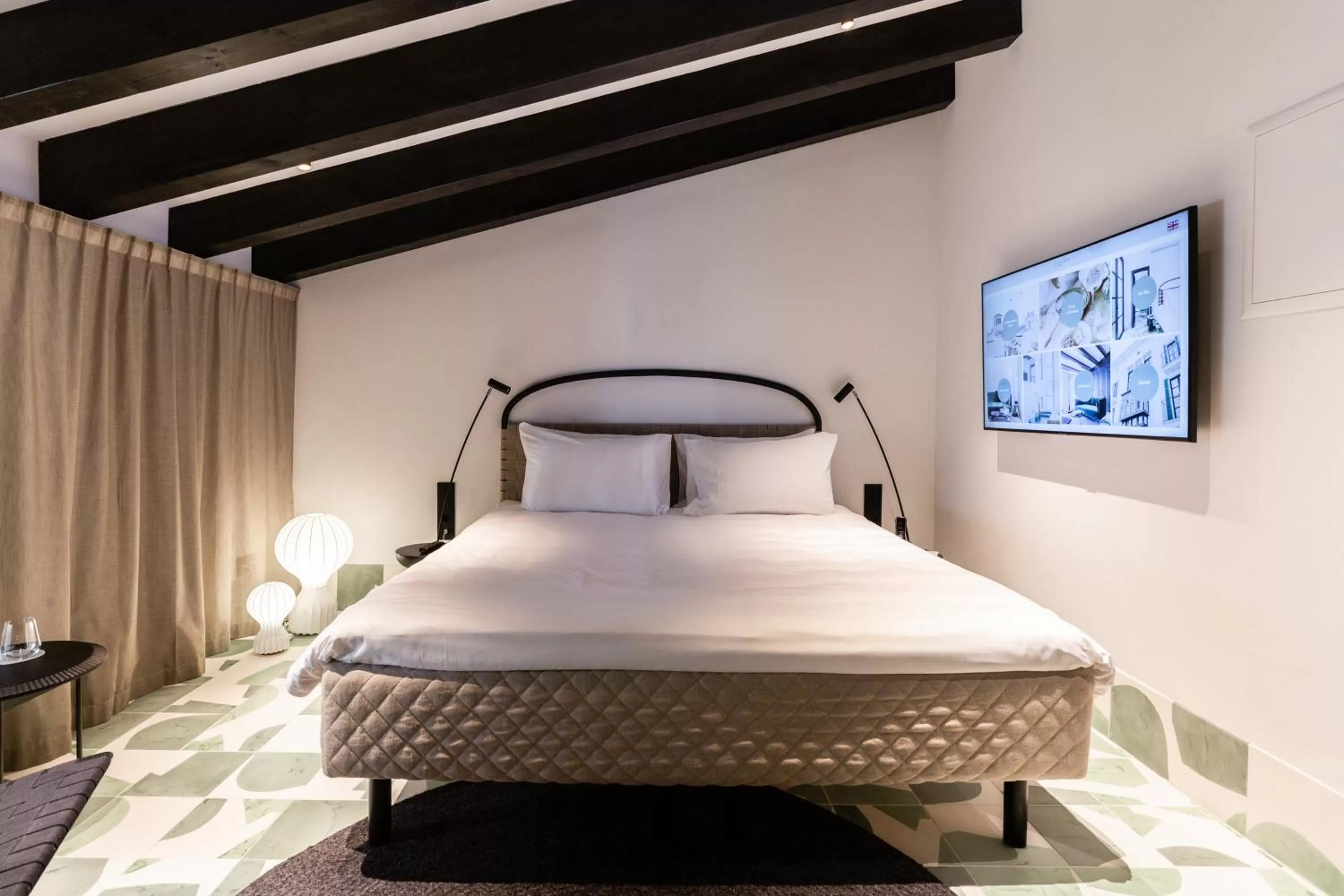 Bed in Concepcio by Nobis, Palma, a Member of Design Hotels