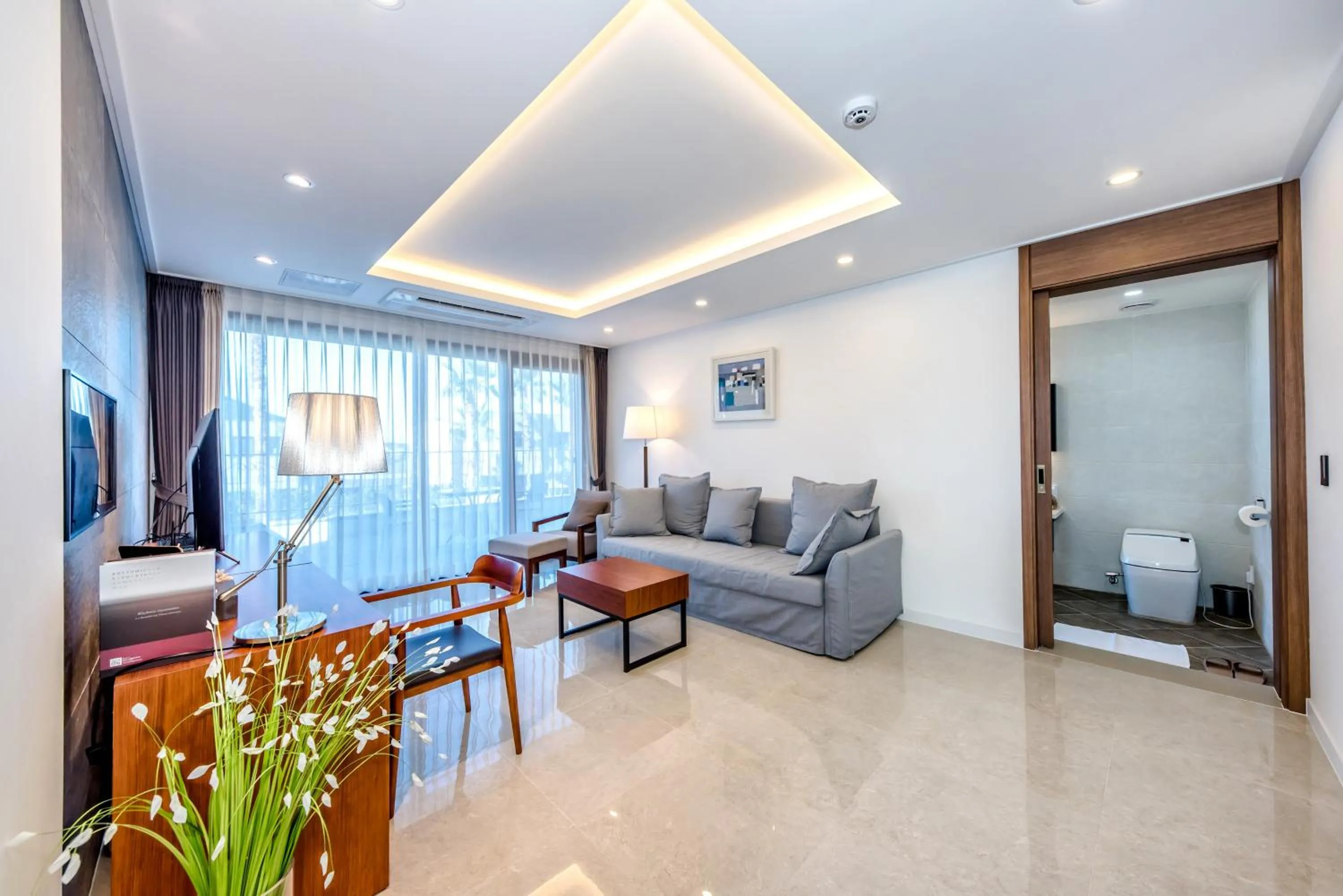 Living room in Arts Spa&Poolvilla