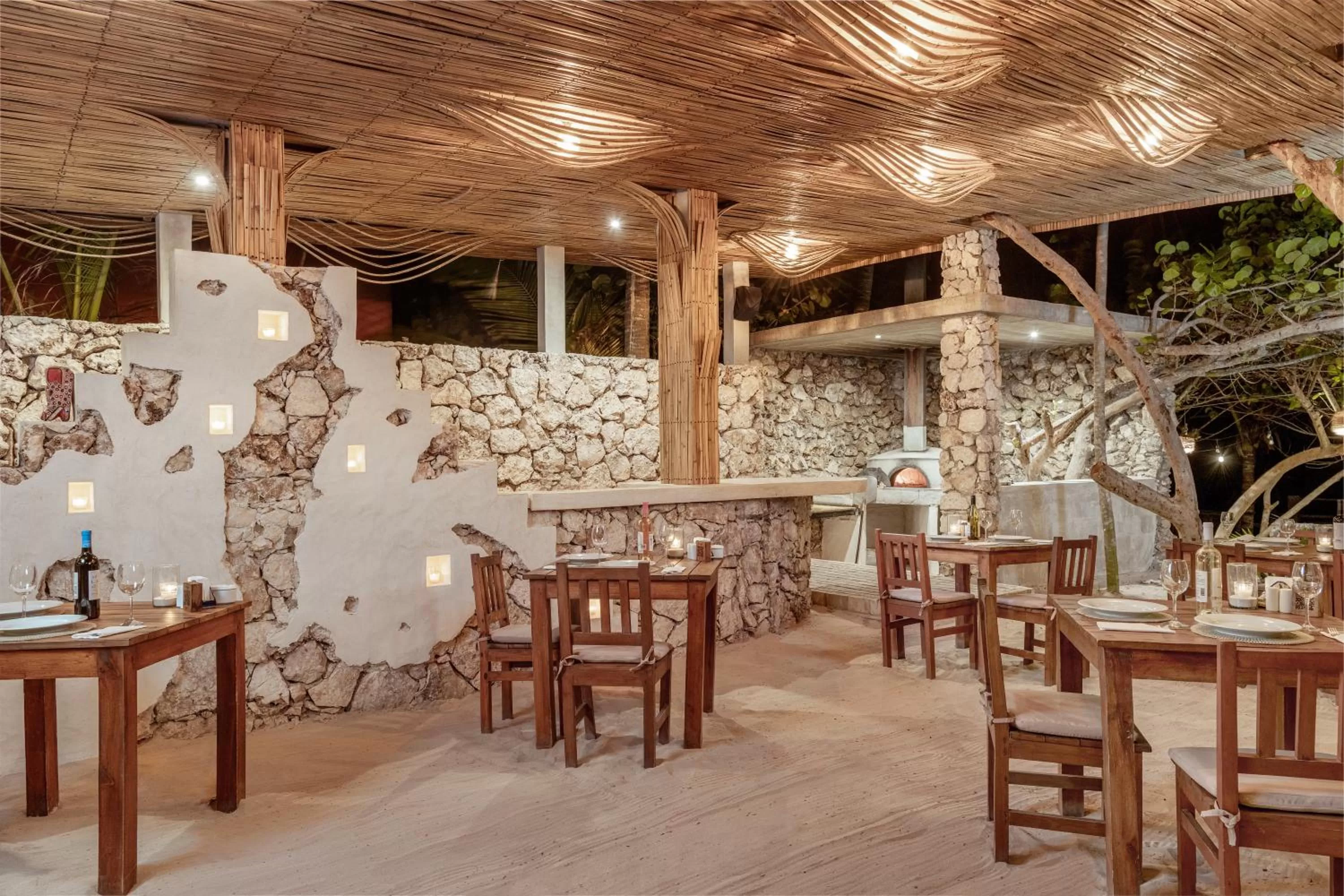 Restaurant/places to eat in Dos Ceibas Tulum - Feel Good Hotel