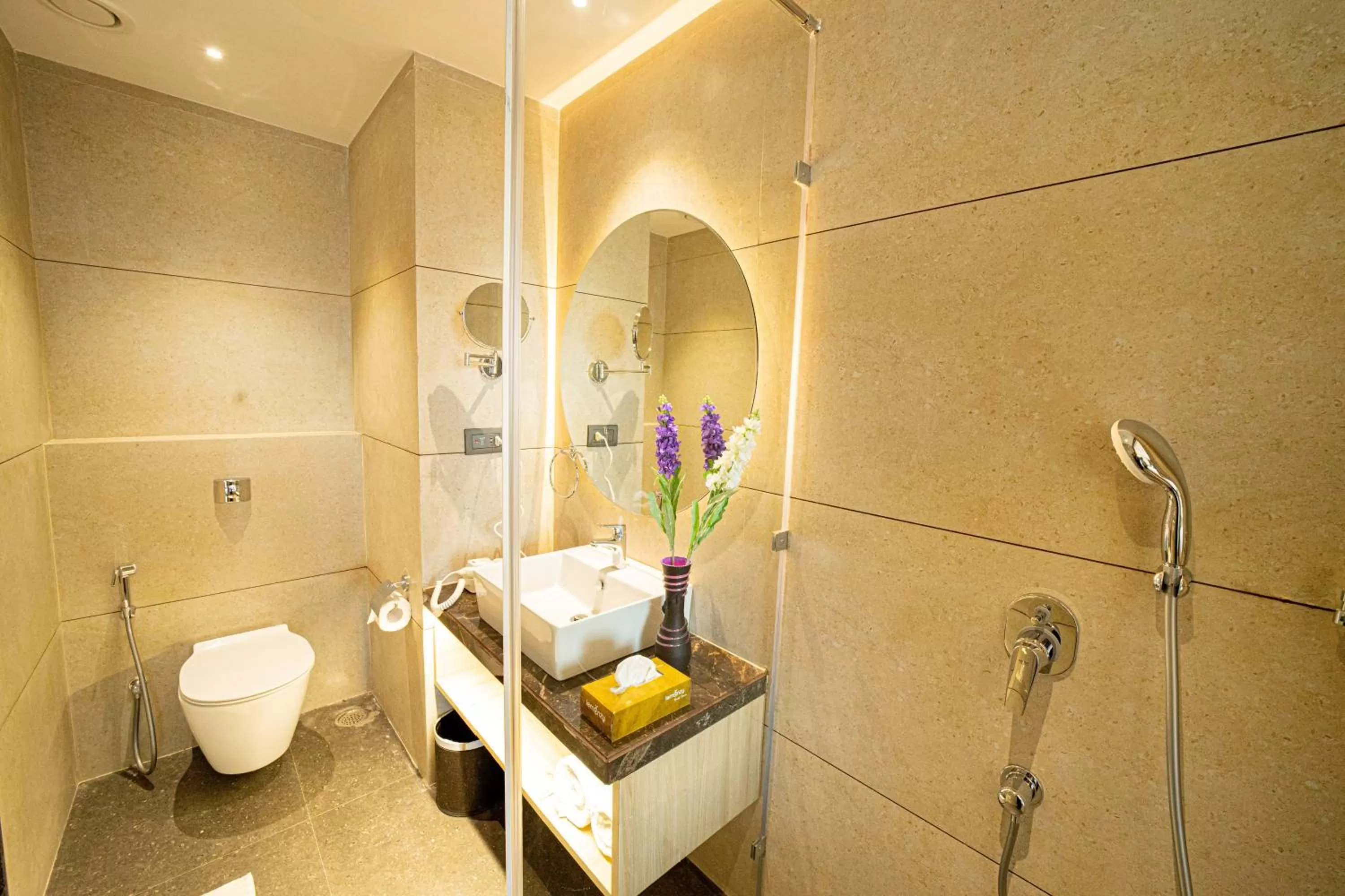 Bathroom in The Monarch at Chakan MIDC, Pune