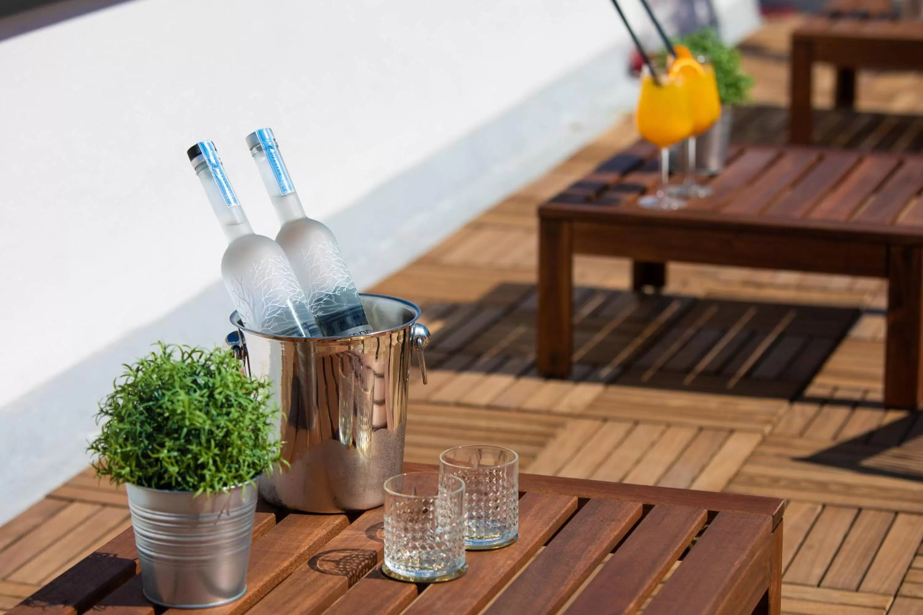 Alcoholic drinks in Belvedere Luxury Rooms - Breathtaking View