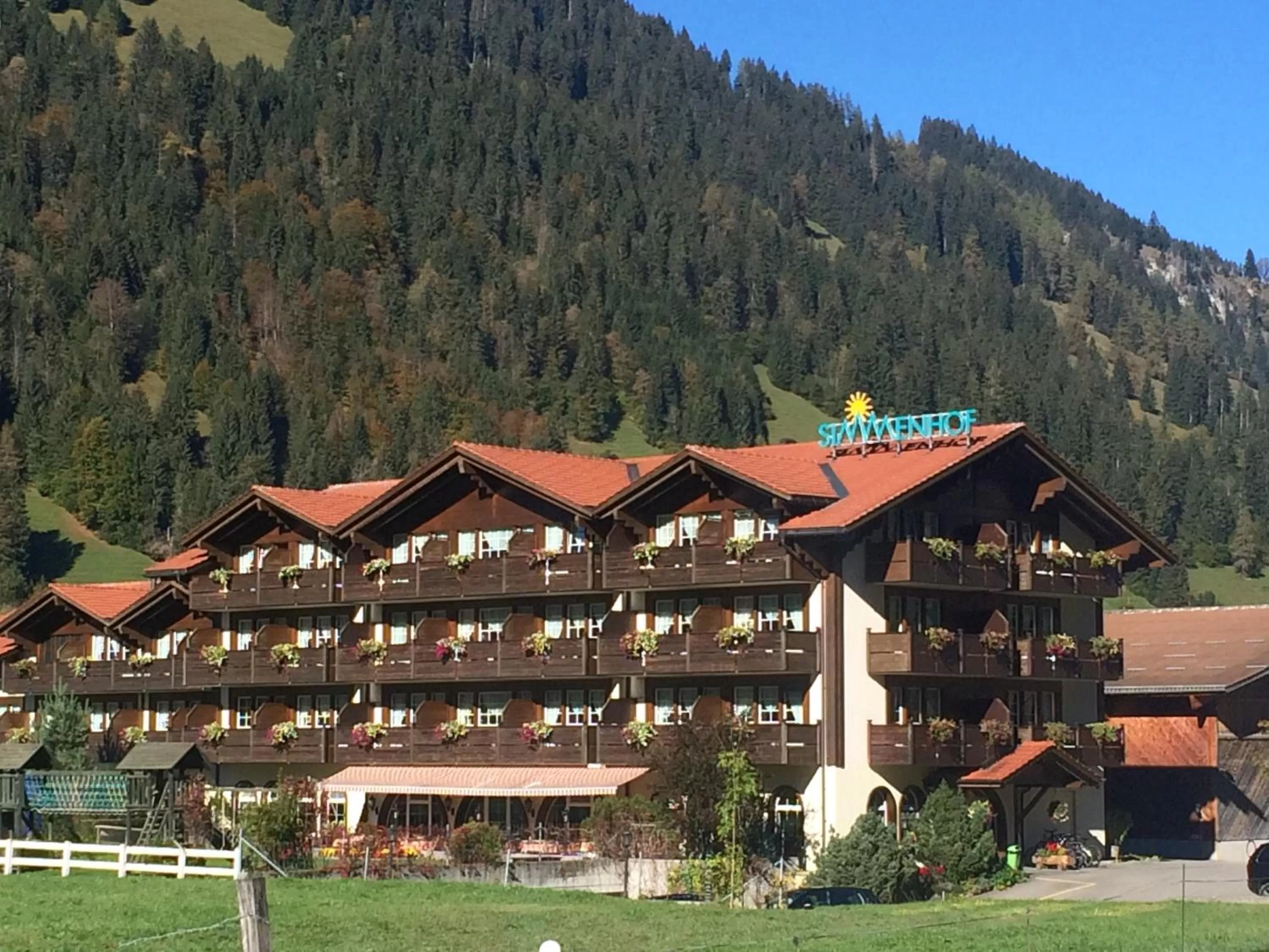 Facade/entrance in Hotel Simmenhof