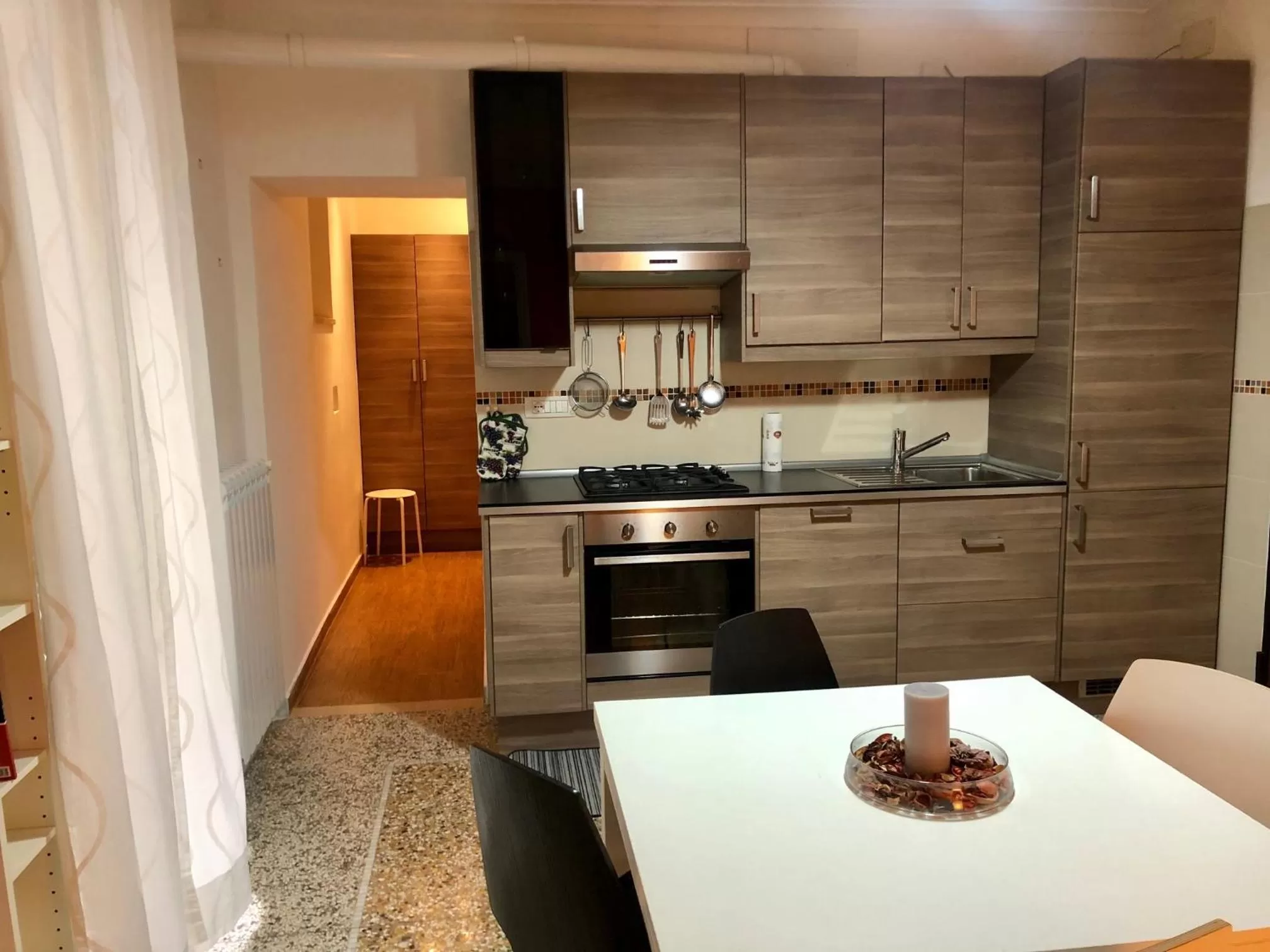 Kitchen or kitchenette in Relais Piazza Del Plebiscito B&B