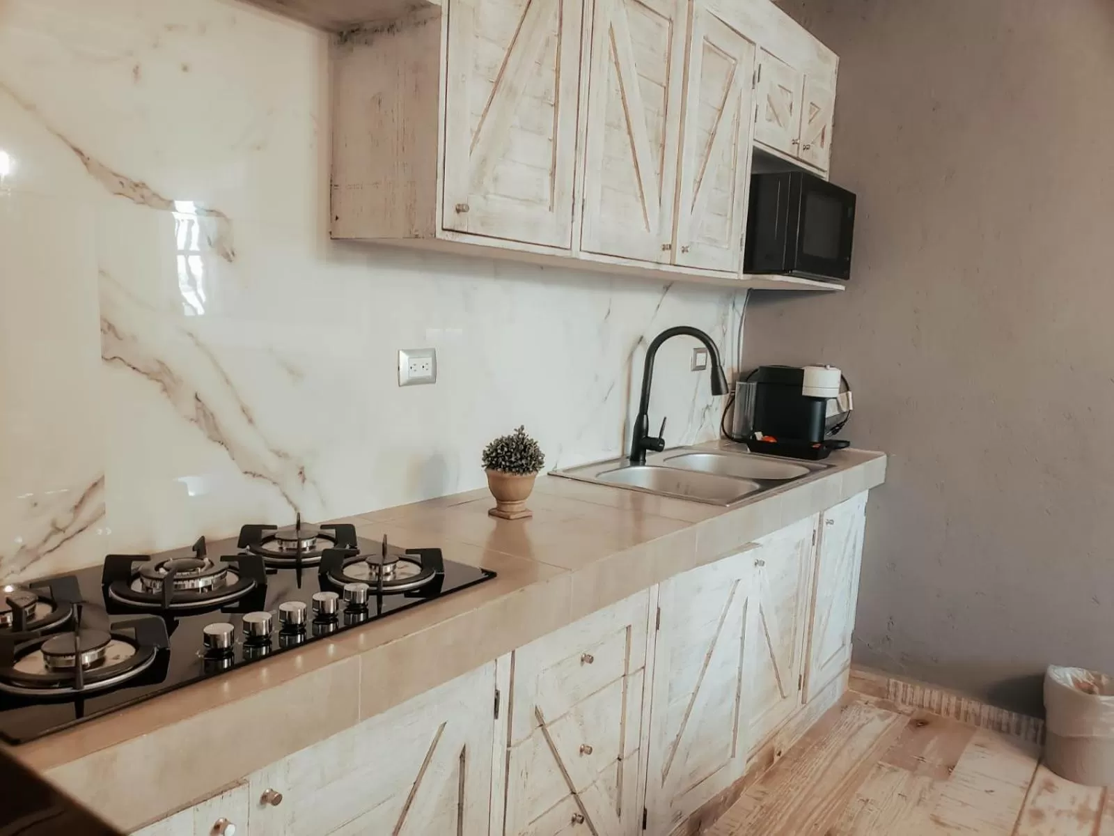 Kitchen or kitchenette in Suites Campestres Montebello