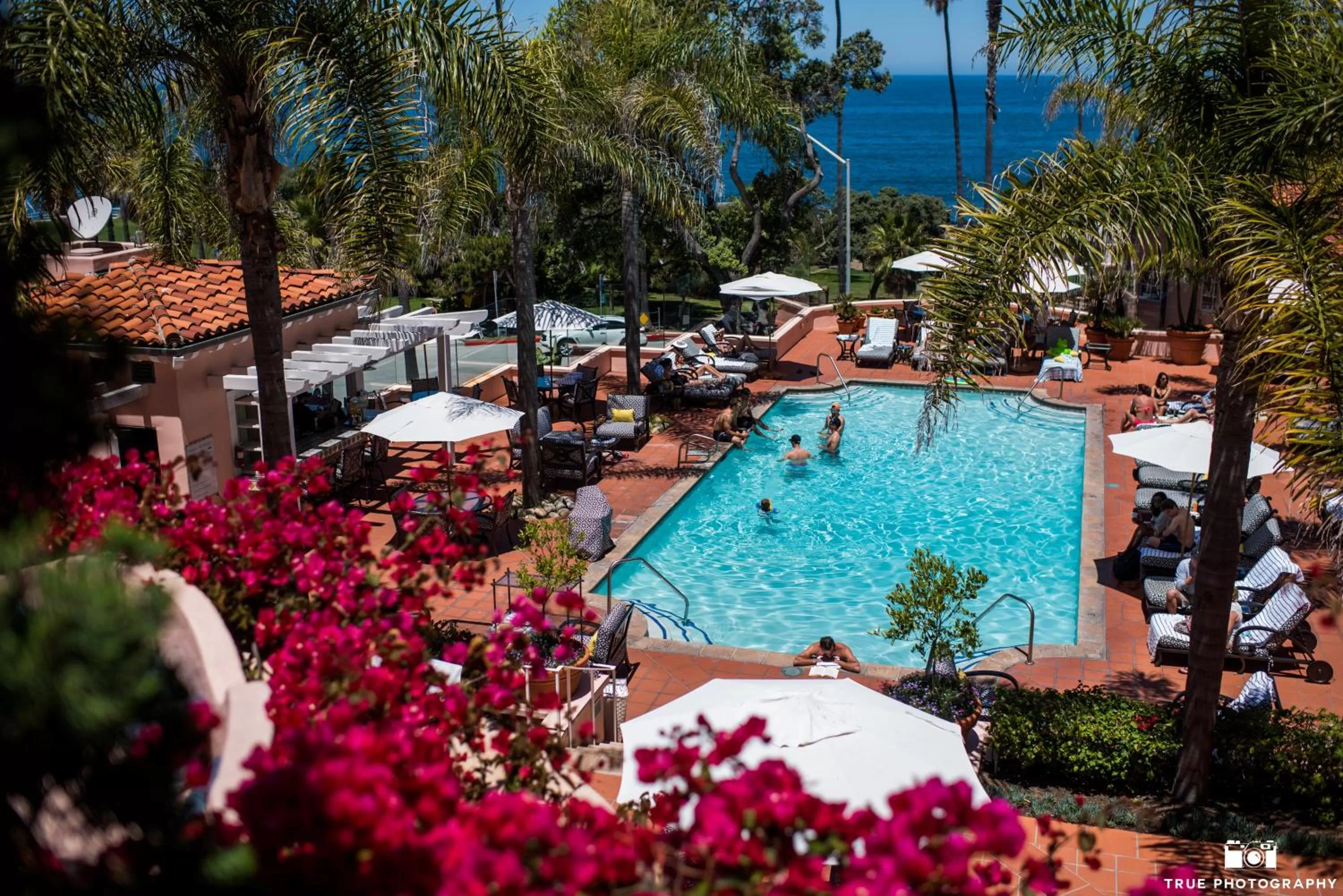 Swimming pool in La Valencia Hotel