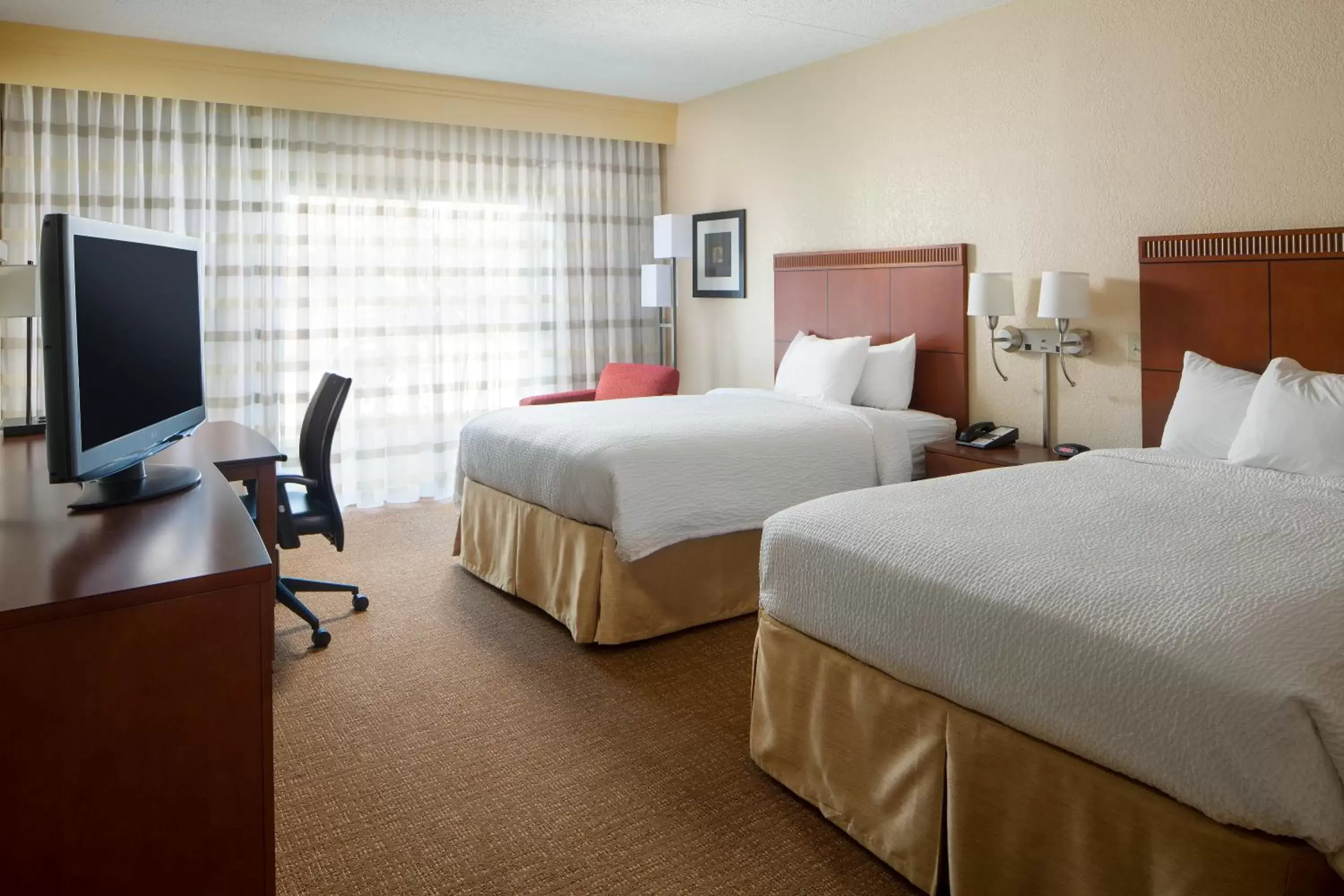 Double Room with Two Double Beds in Courtyard by Marriott Little Rock West Double Room with Two Double Beds in Courtyard by Marriott Little Rock West