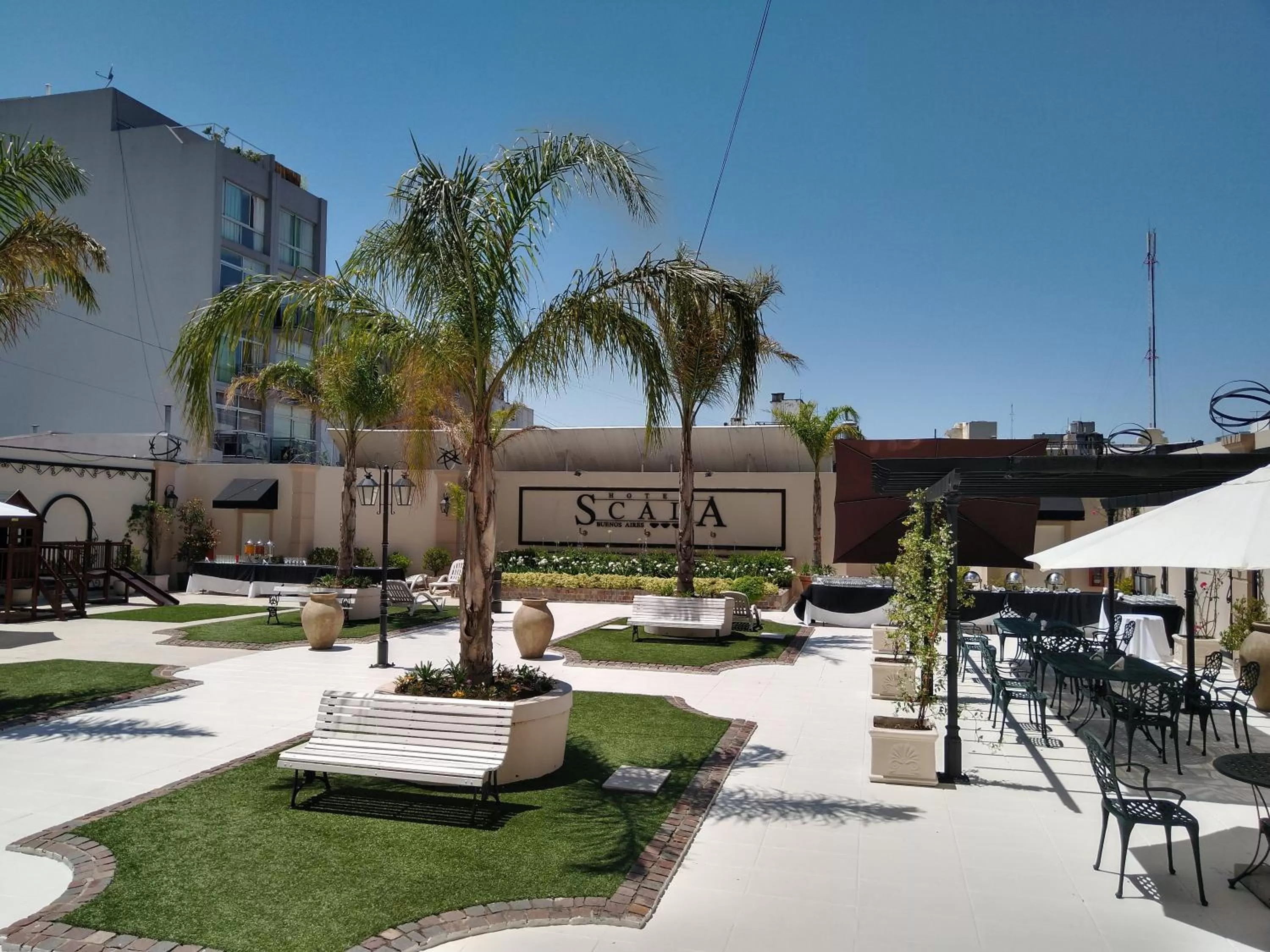 Balcony/Terrace in Scala Hotel Buenos Aires