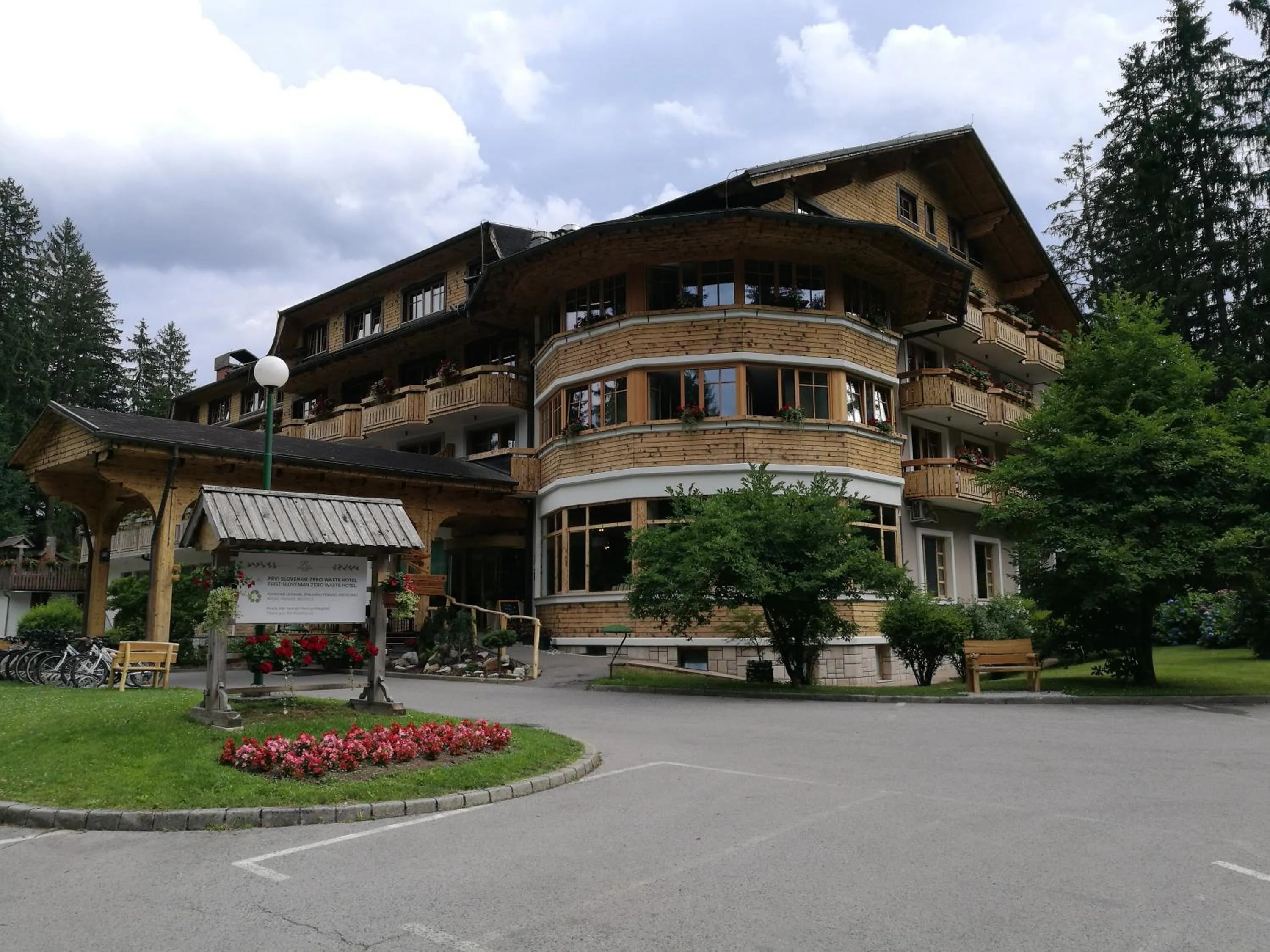 Property building in Ribno Alpine Hotel