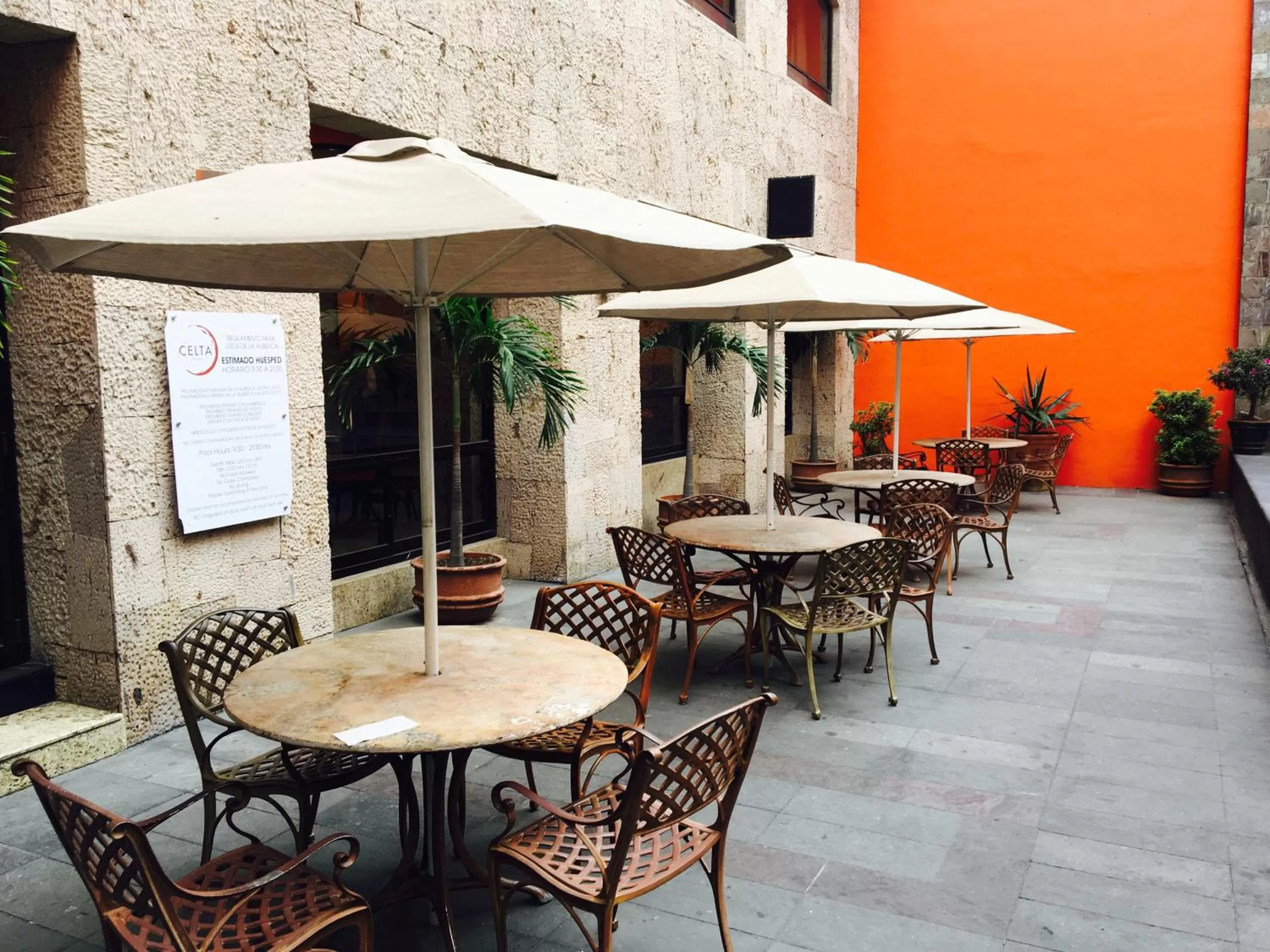 Balcony/Terrace in Hotel Celta