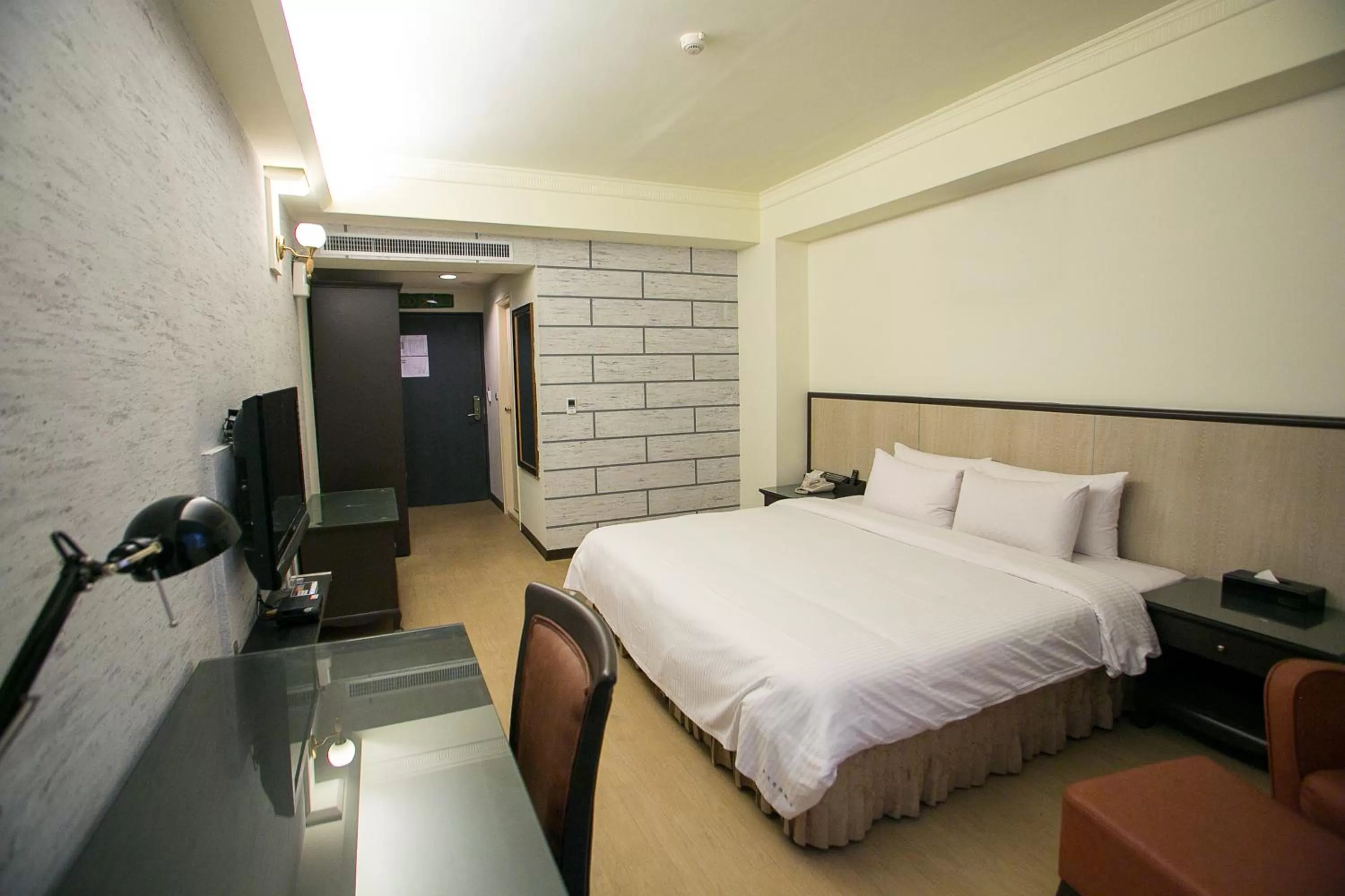 Bed in Huang Shin Business Hotel-Shang An