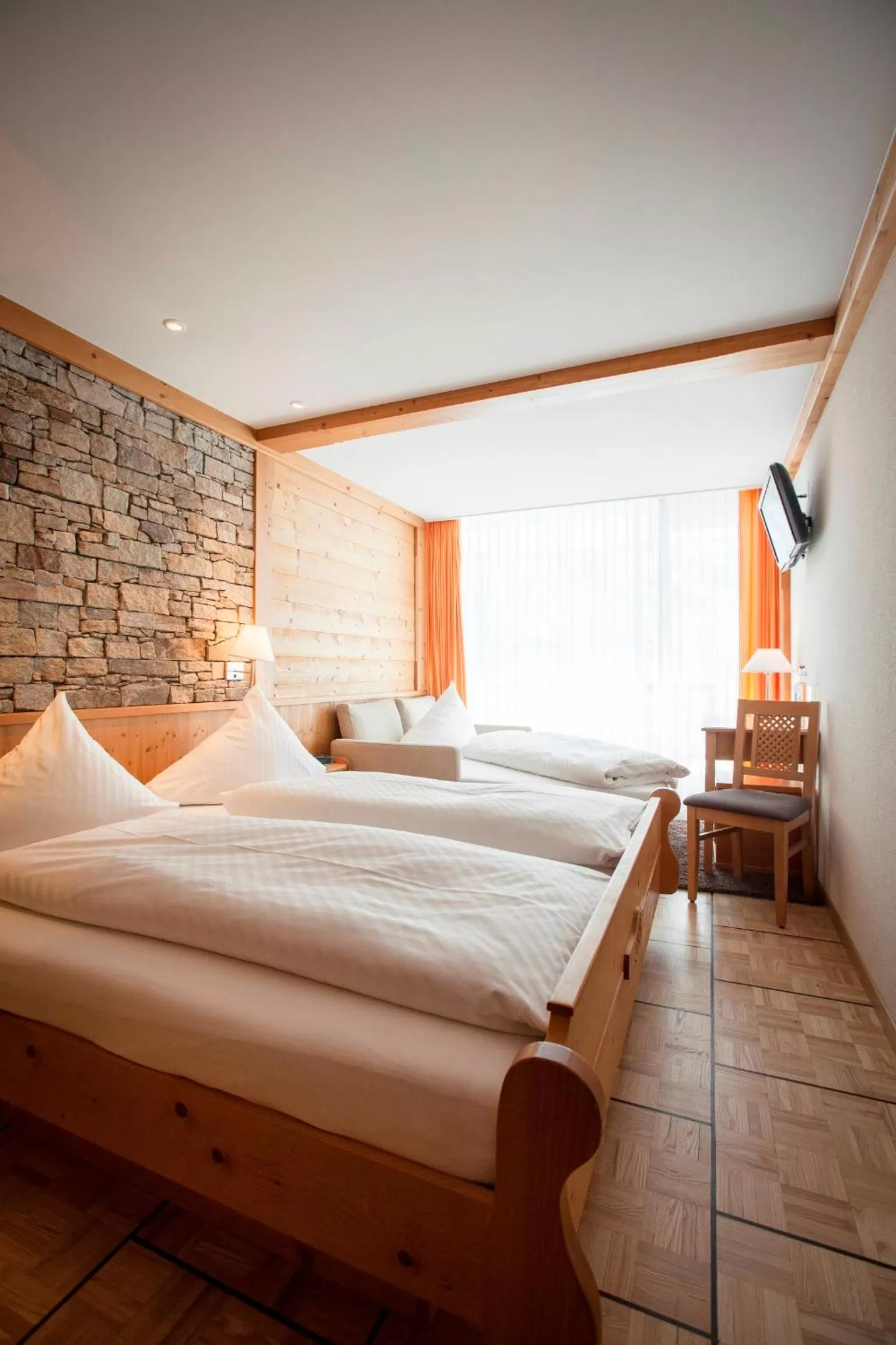 Bed in Berghotel Trübsee - Accessible Only by Cable Car