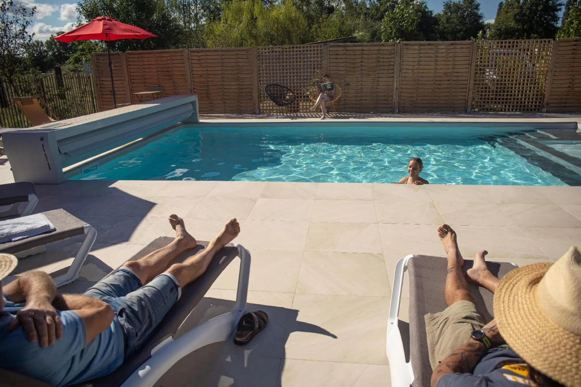 Swimming pool in Le jardin des 4 saisons