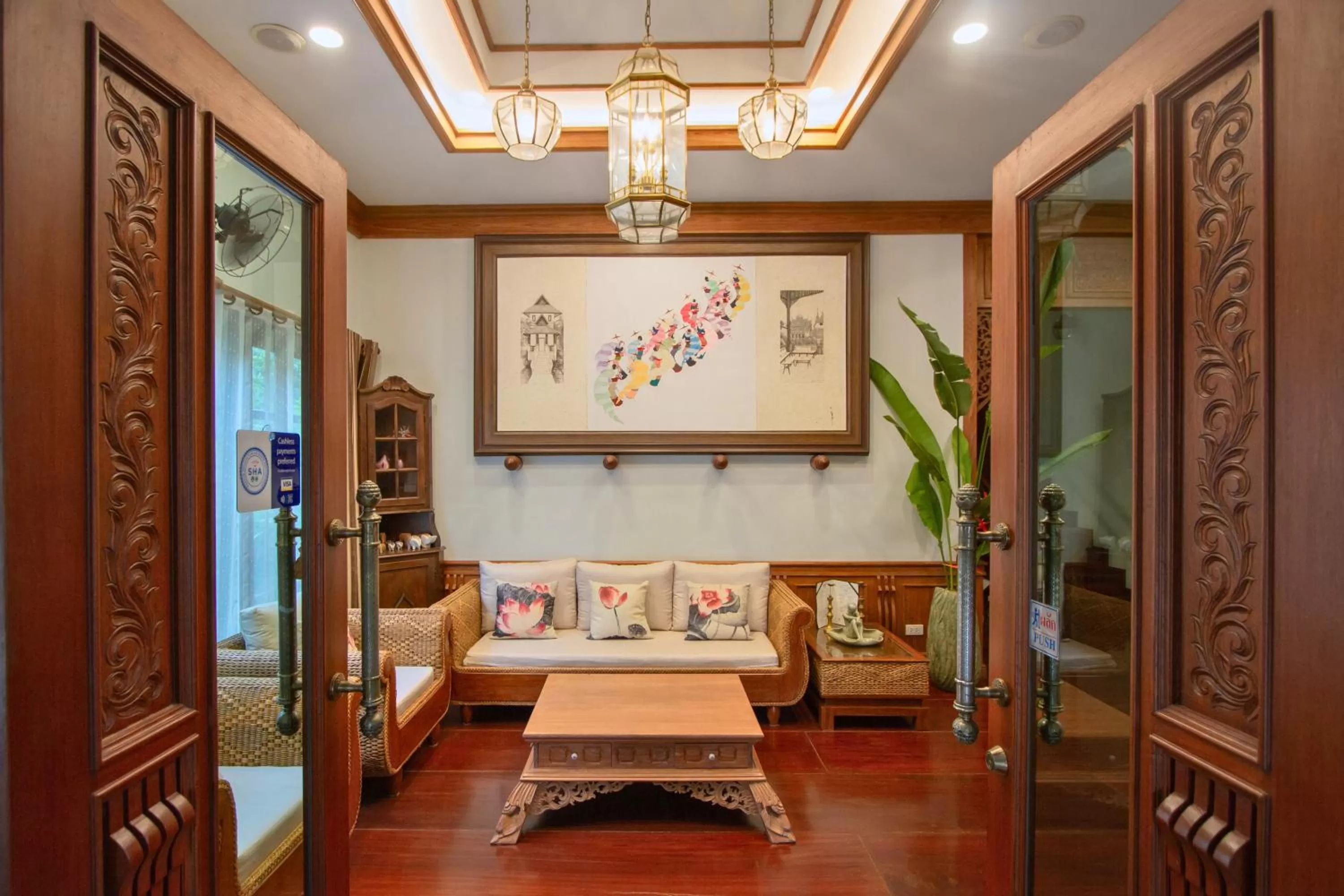 Lobby or reception in Rich Garden House Hotel