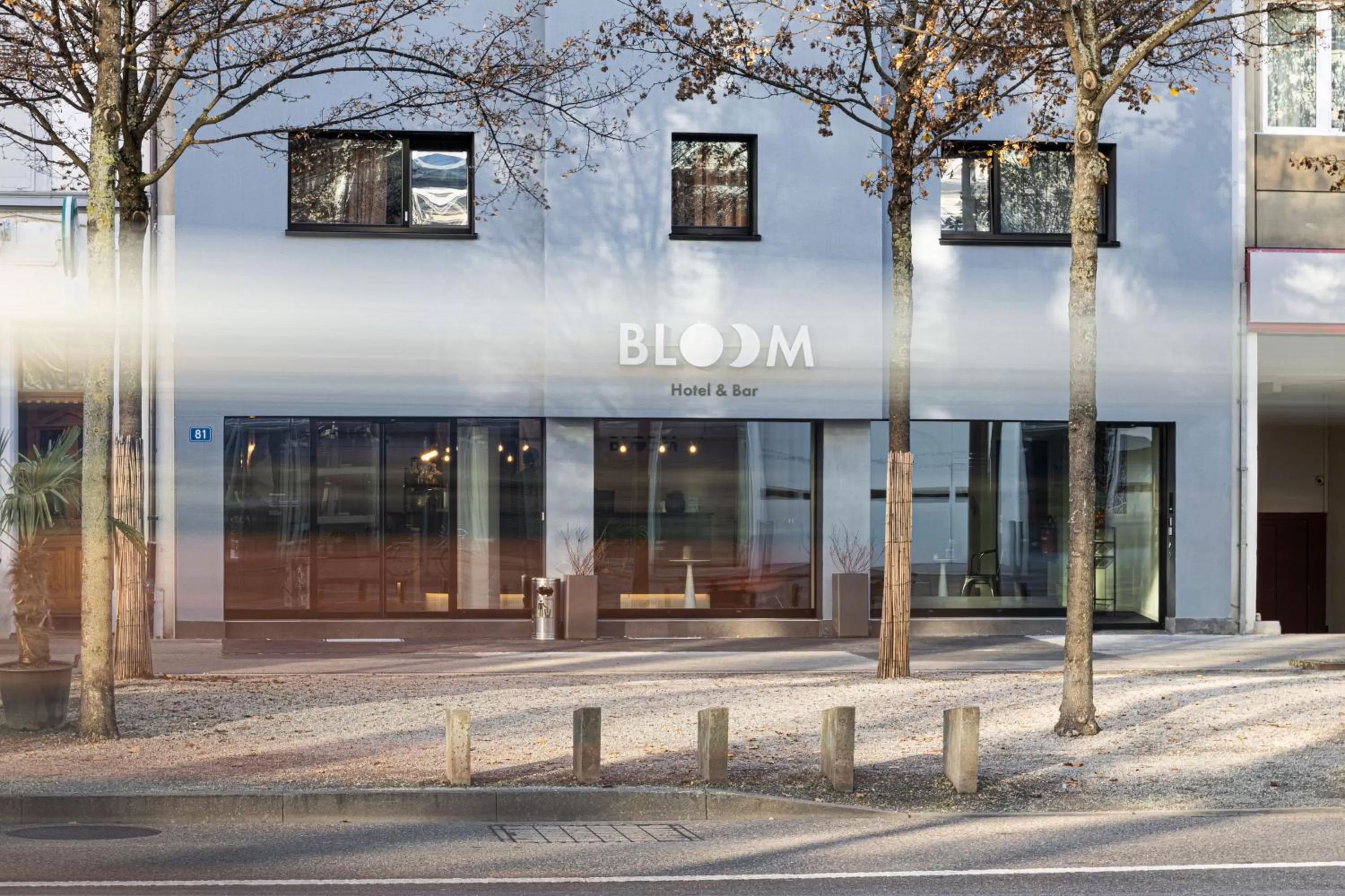Property building in BLOOM Boutique Hotel & Lounge Basel