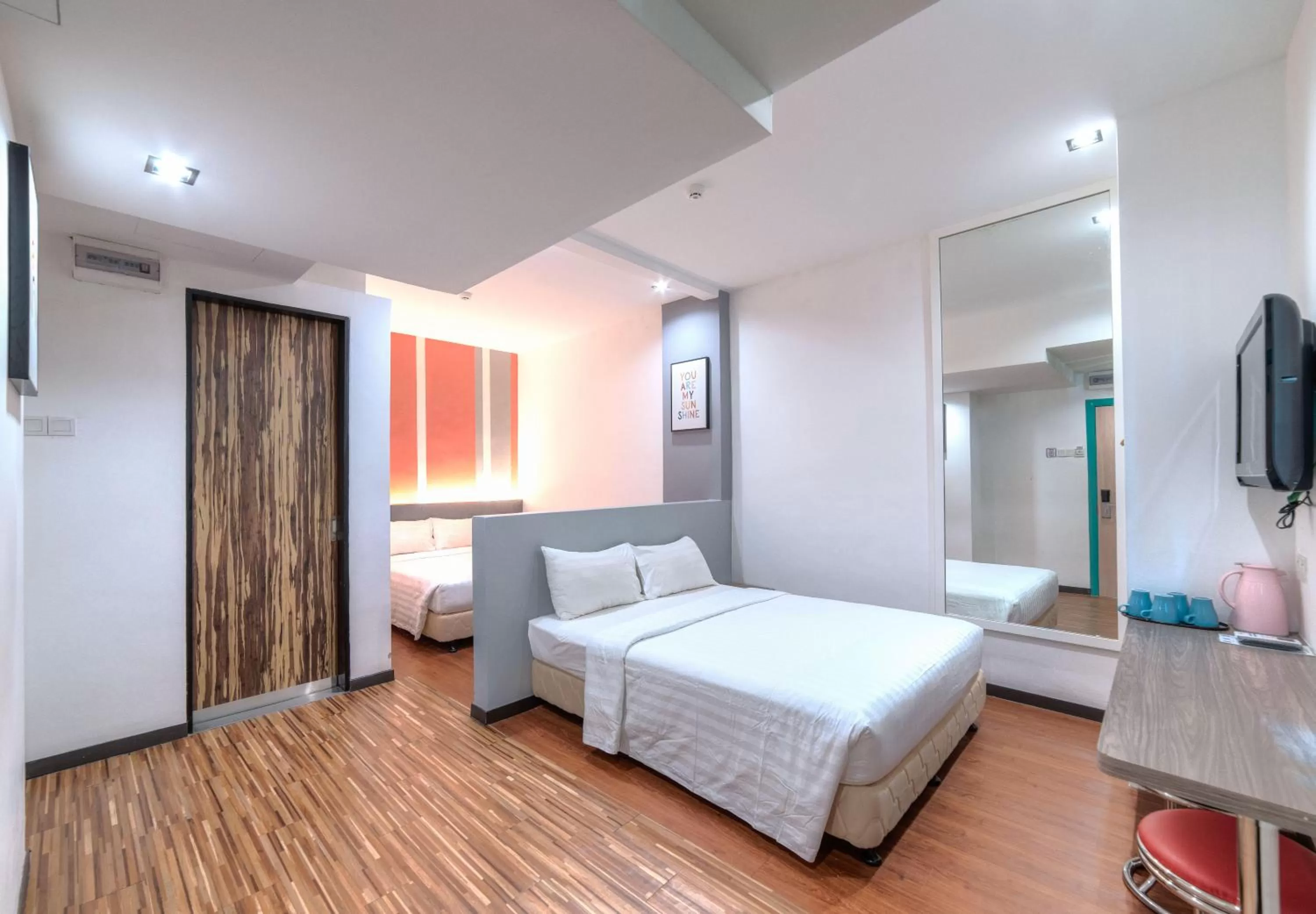 Bedroom, Bed in HelicoNia Hotel