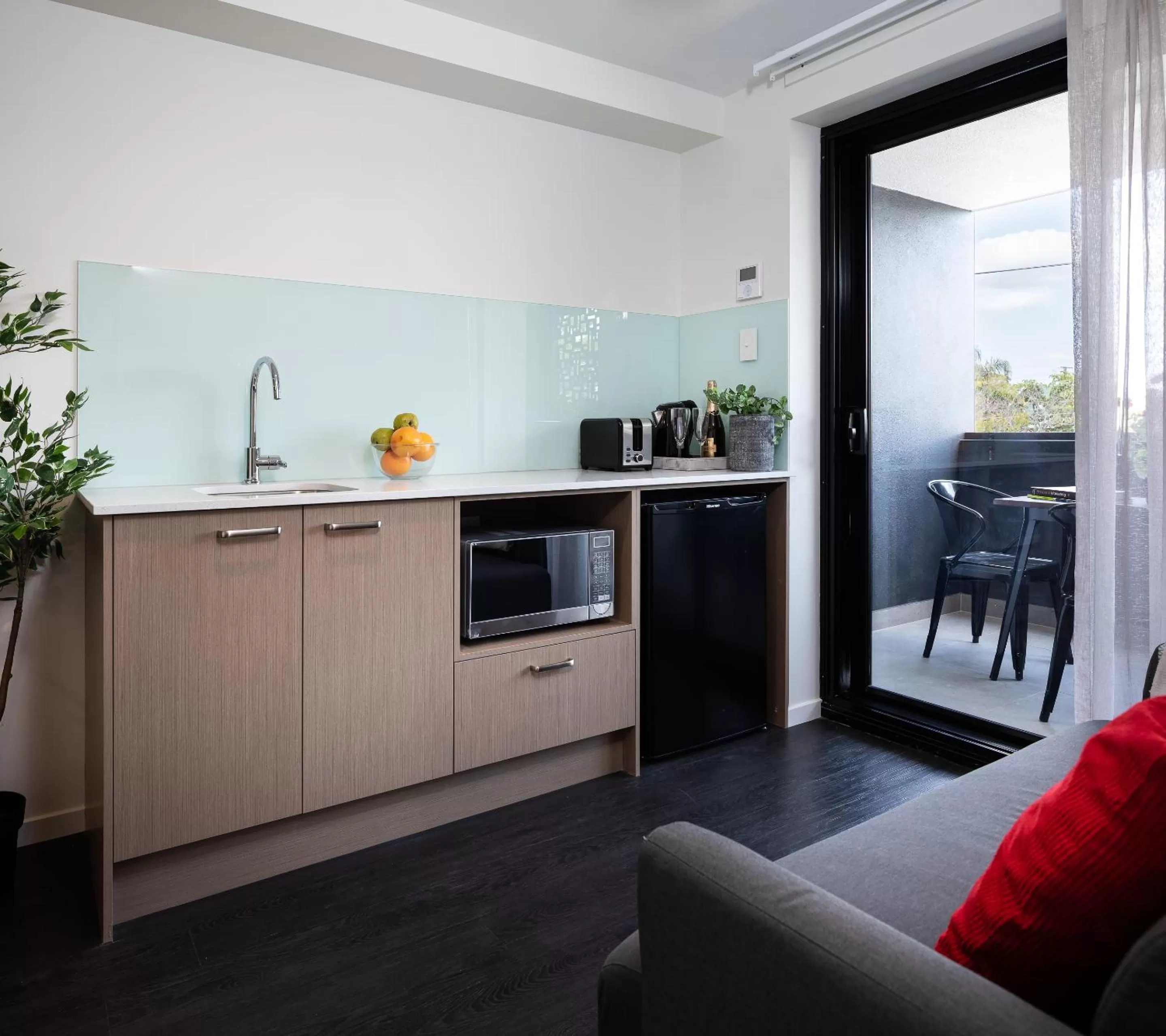 Kitchen or kitchenette in Ascot Budget Inn & Residences