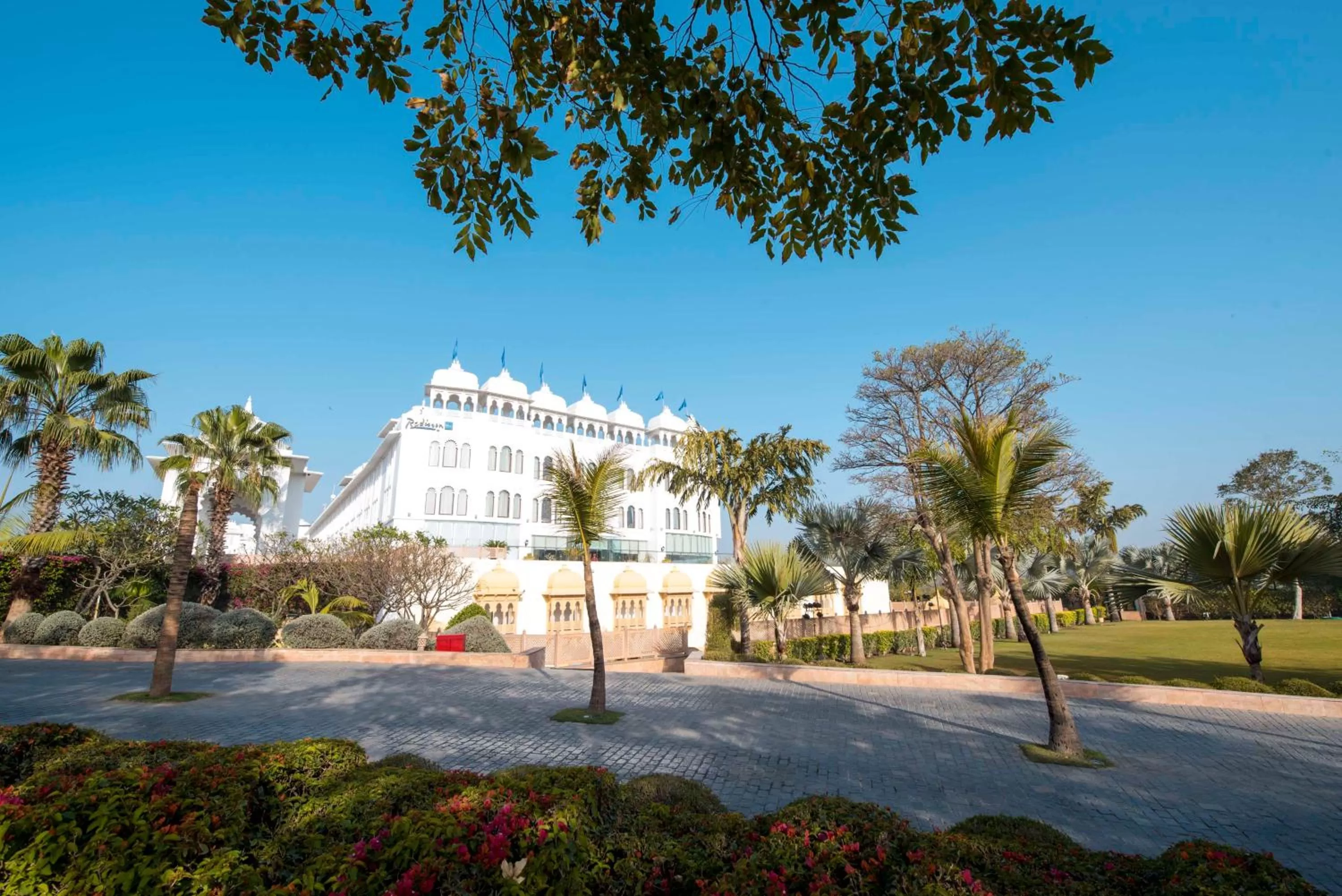 Property building in Radisson Blu Udaipur Palace Resort & Spa
