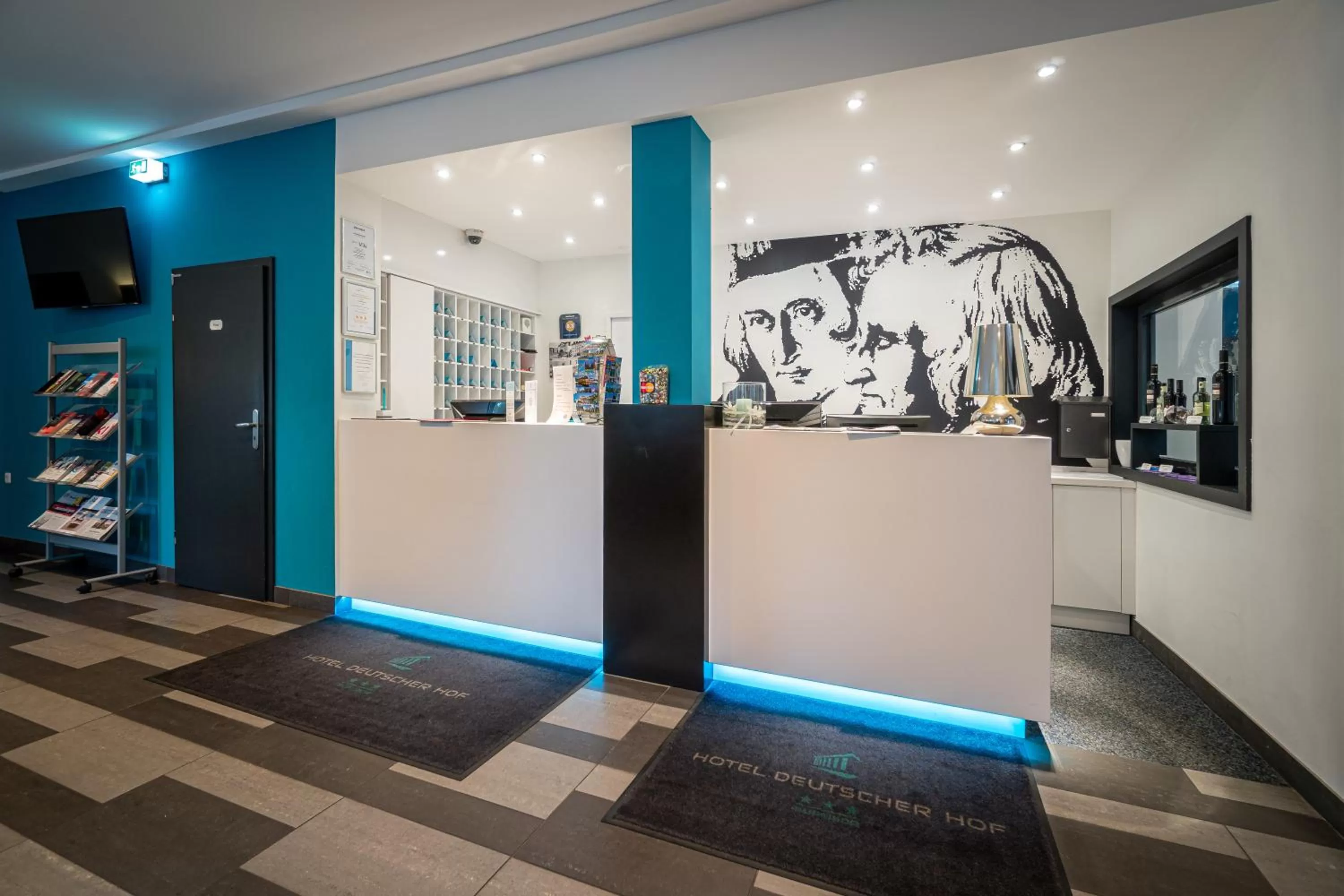 Lobby or reception in Hotel Deutscher Hof