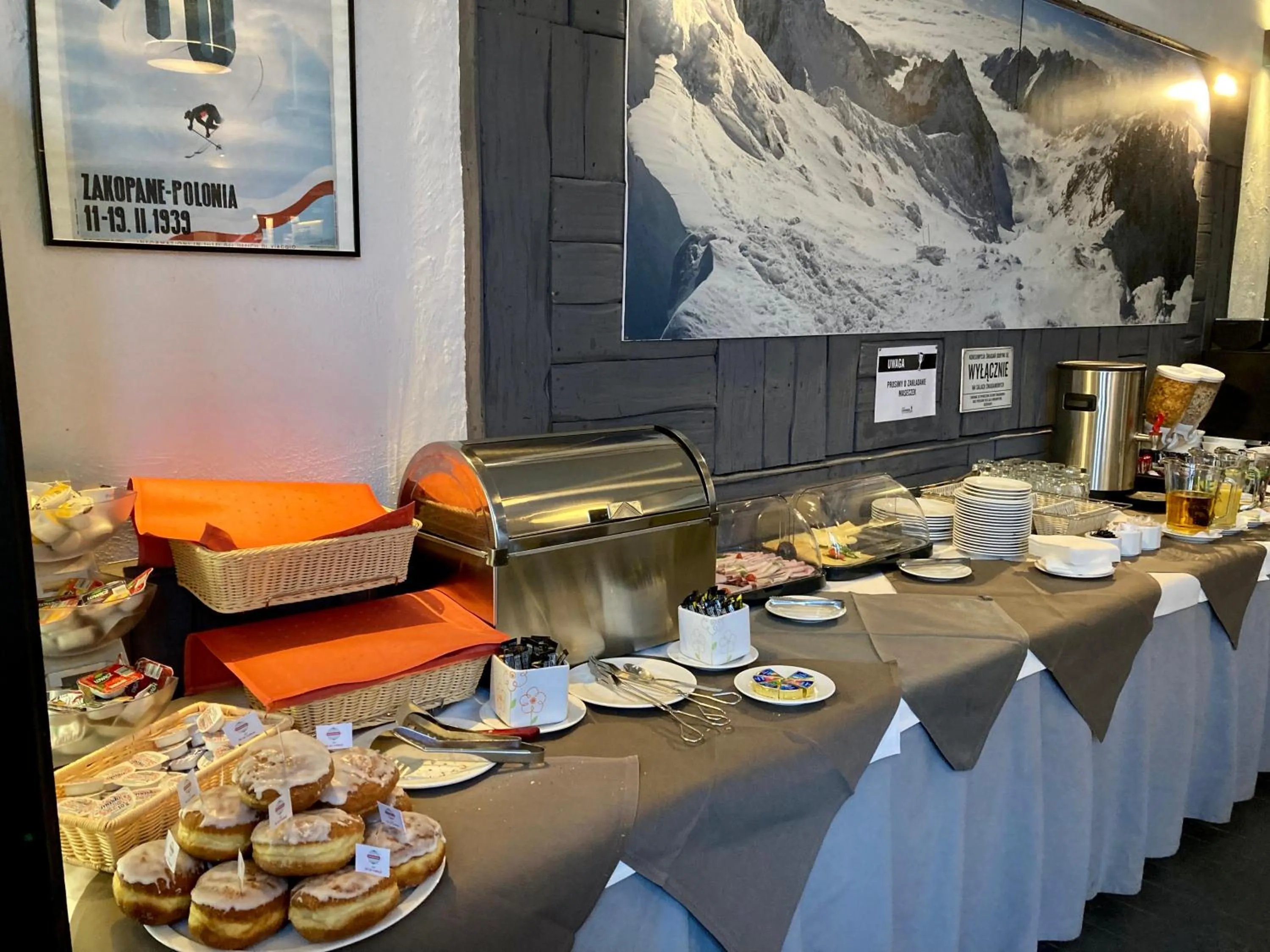 Food and drinks in Hotel Gromada Zakopane