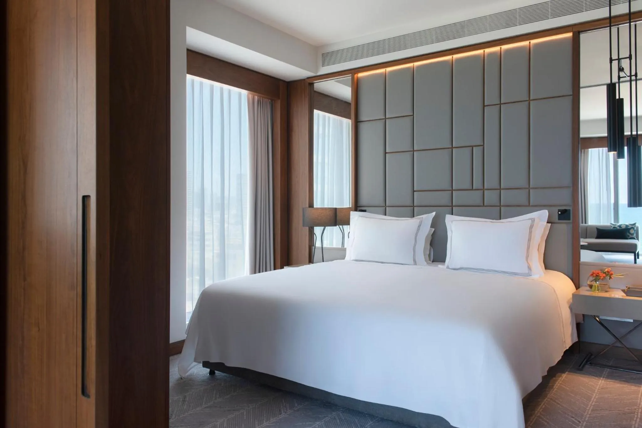 Bed in The David Kempinski Tel Aviv