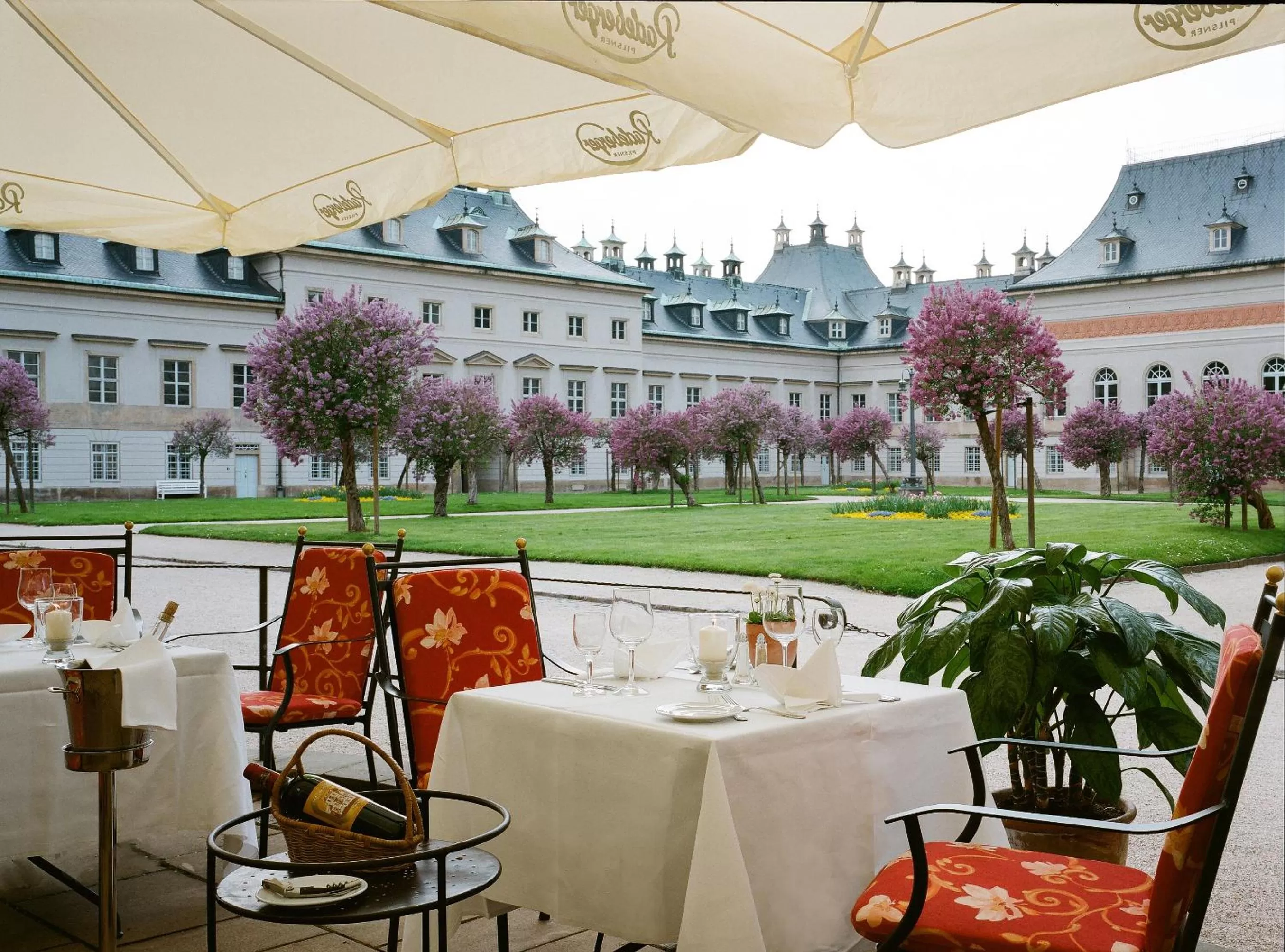Balcony/Terrace in Schloss Hotel Dresden Pillnitz
