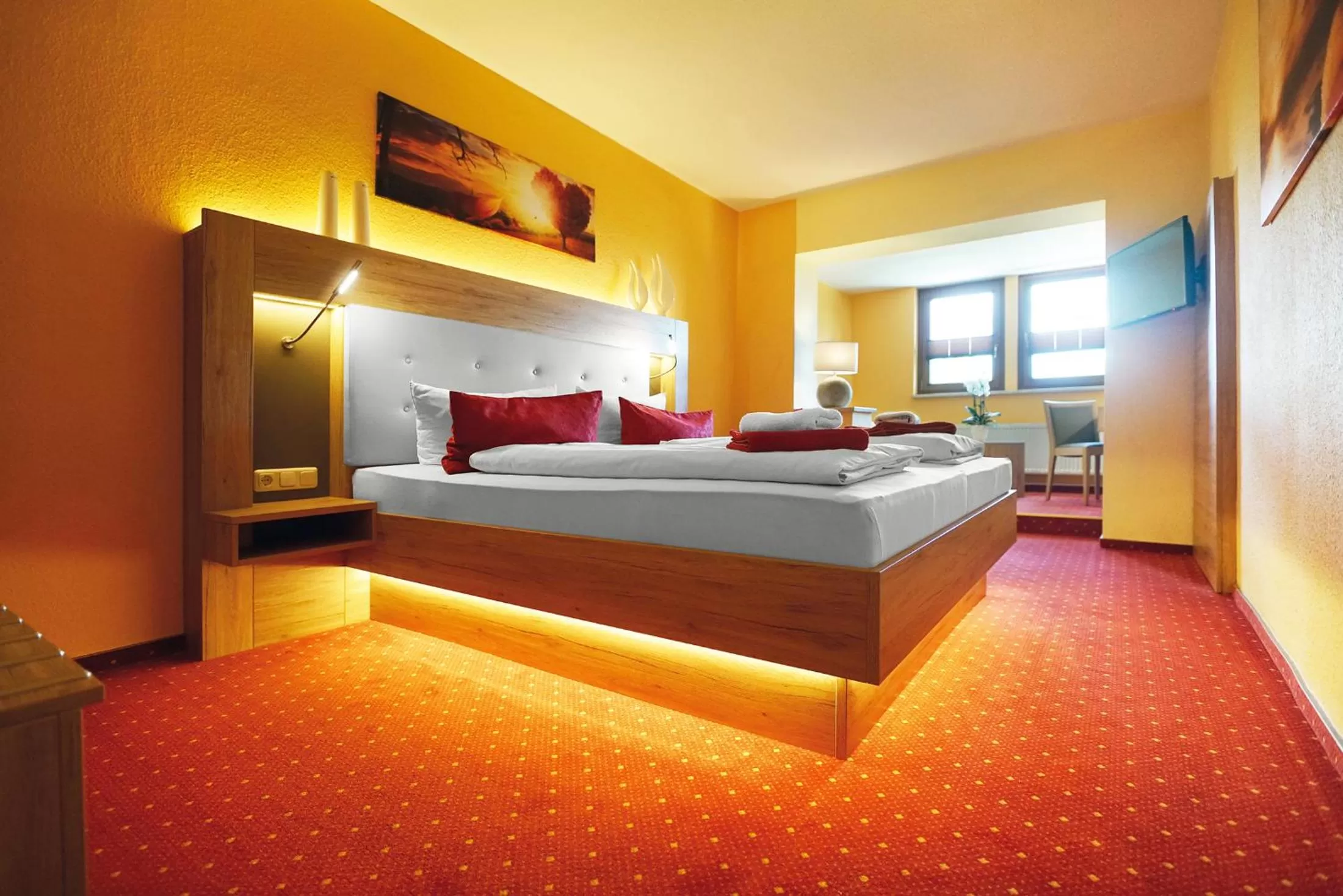 Bed in Hotel und Restaurant Bühlhaus