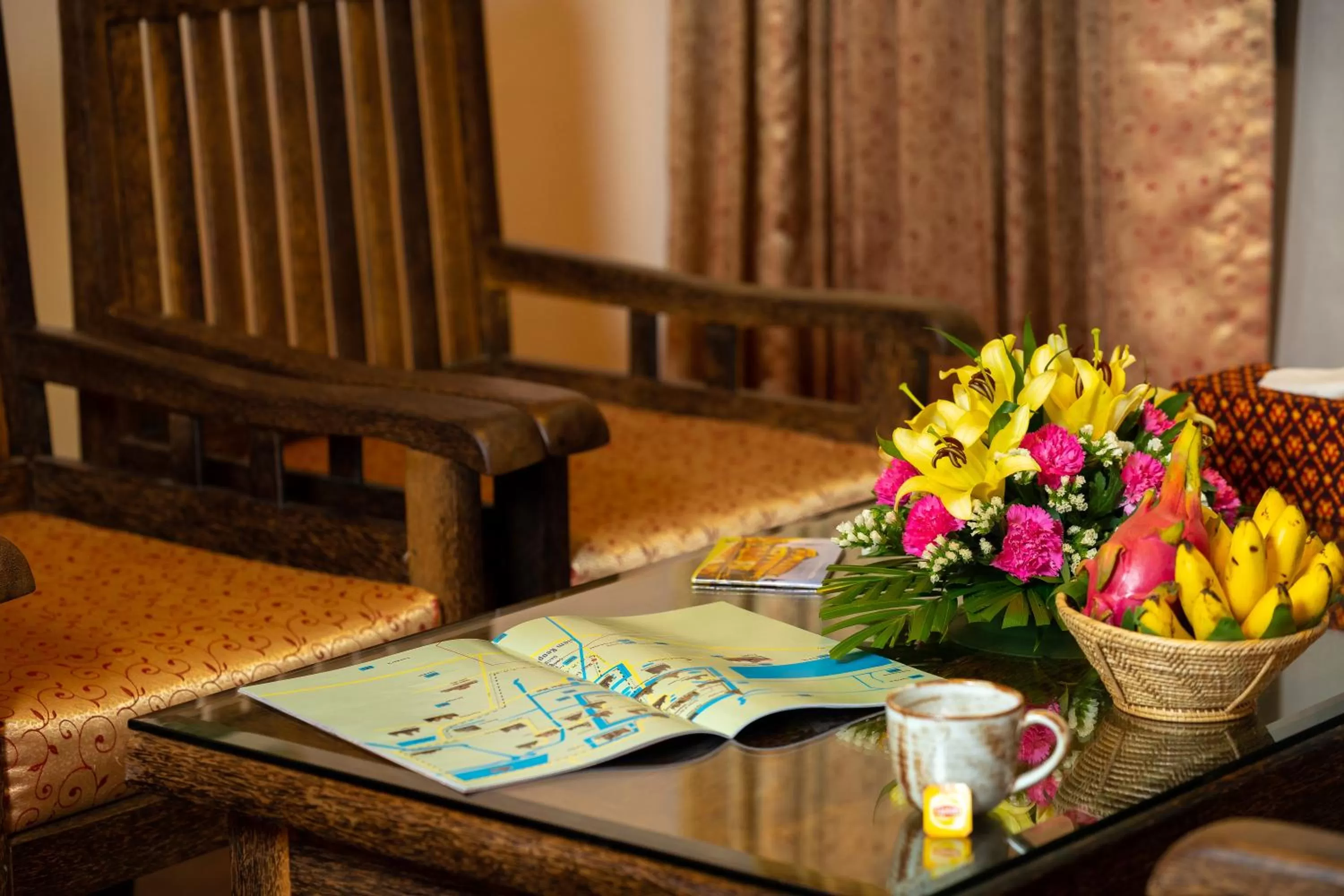 Seating area in Ta Prohm Hotel & Spa